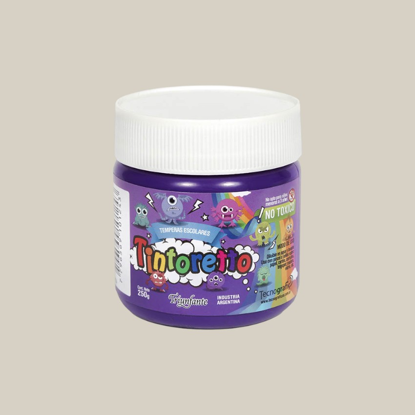Tempera pote tinto violeta x 250g