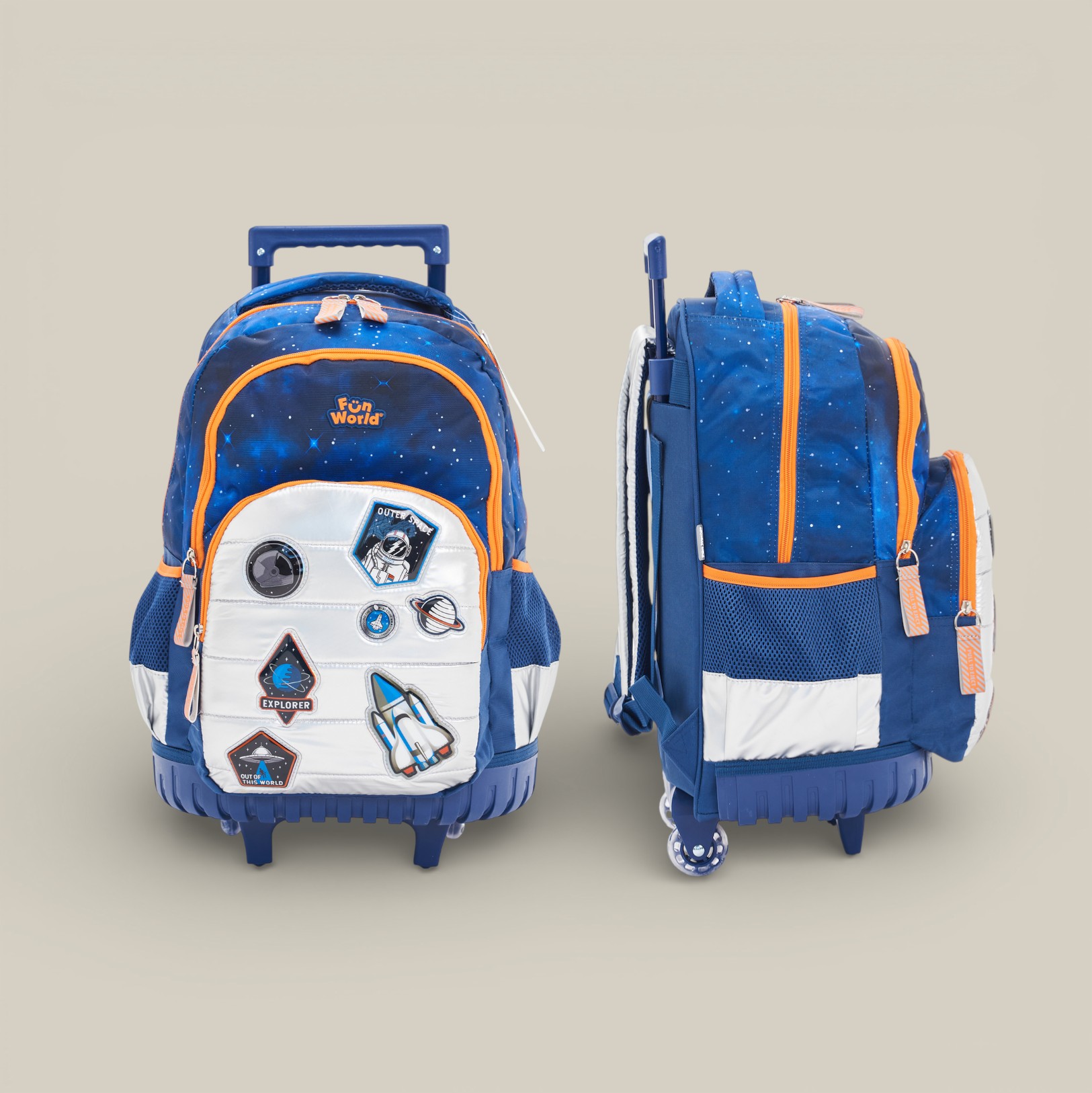 Mochila fun world carro 18" universe