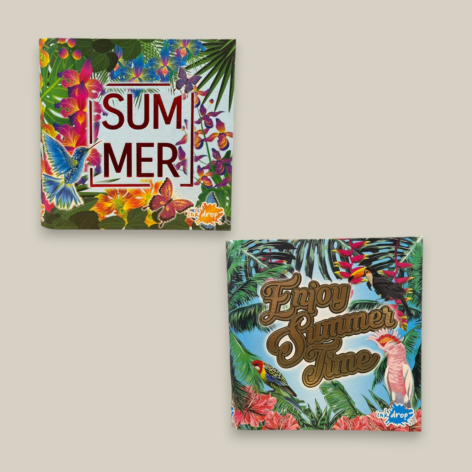 Carpeta 3*40 tropical relieve y stamping