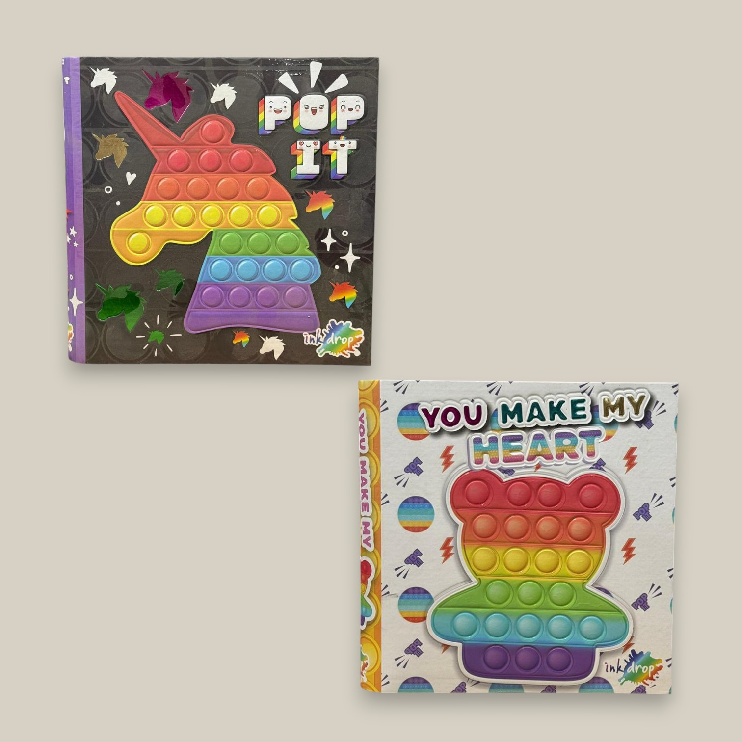 Carpeta 3*40 pop it relieve y stamping