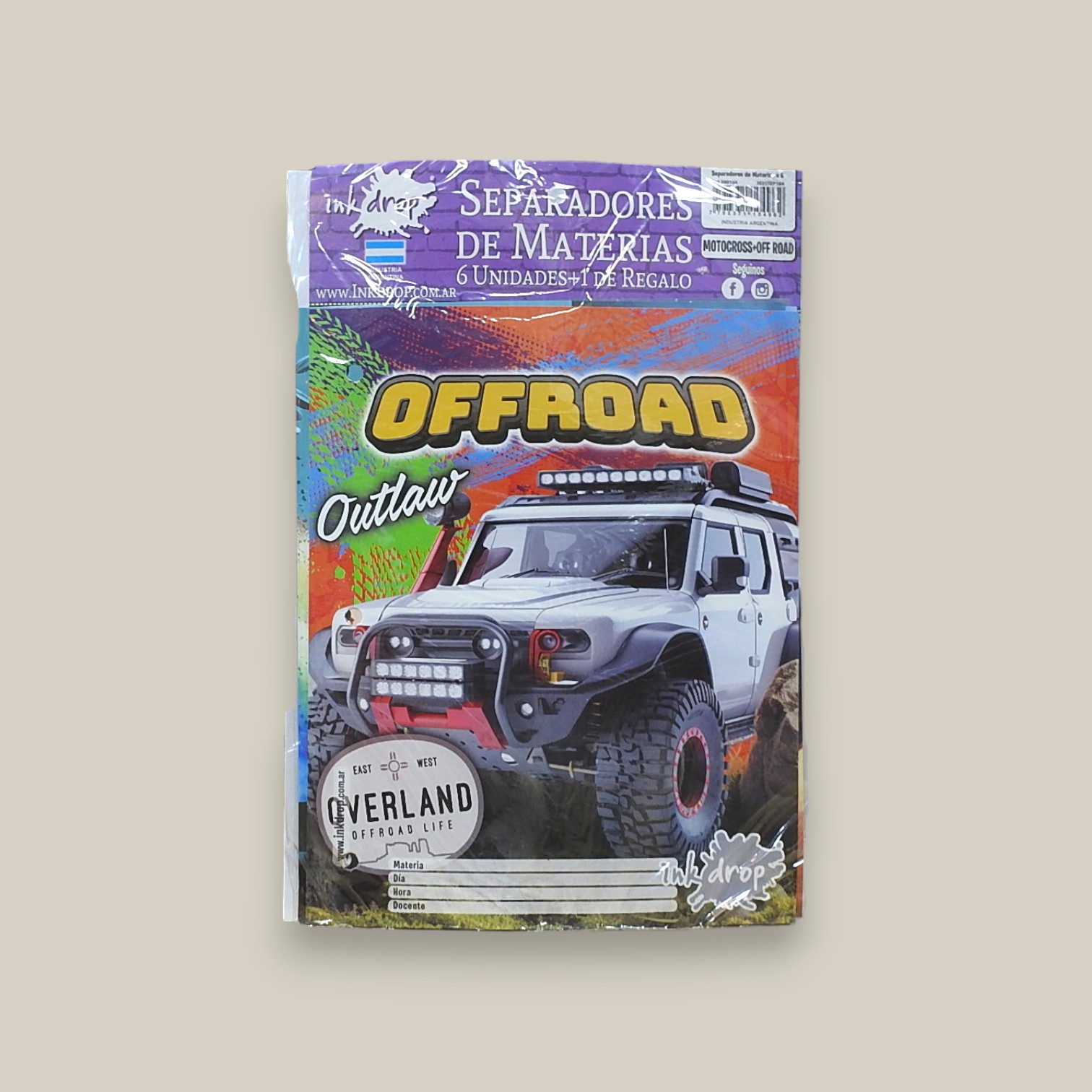 Separadores materias x 6 motocross + off road