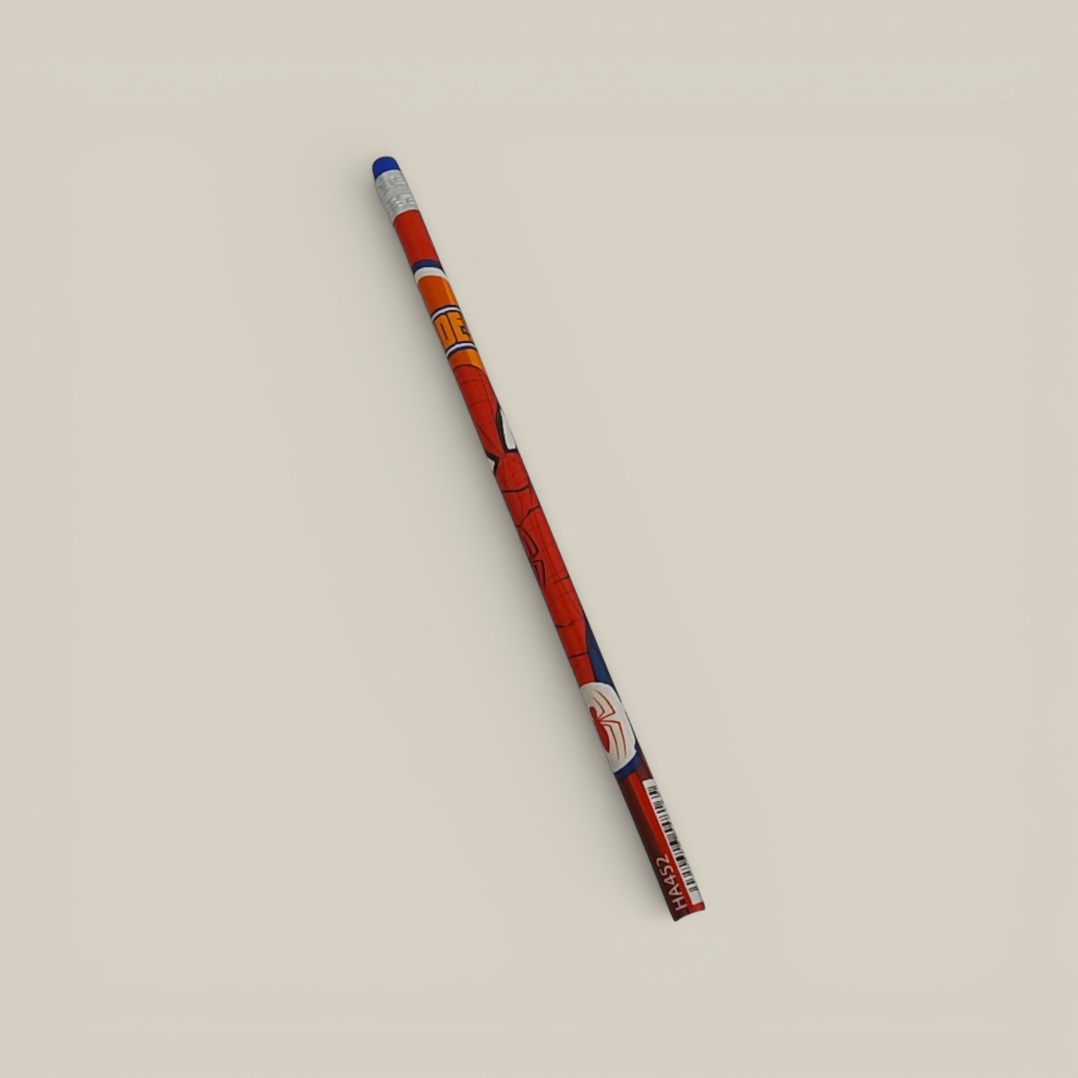Lapiz con goma tip spiderman