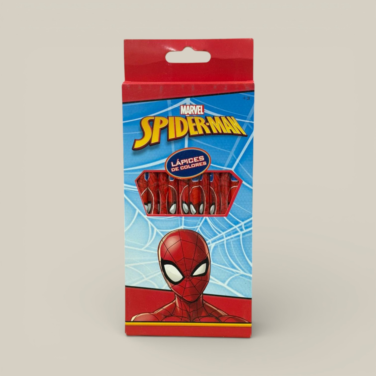 Lapices color spiderman x 12