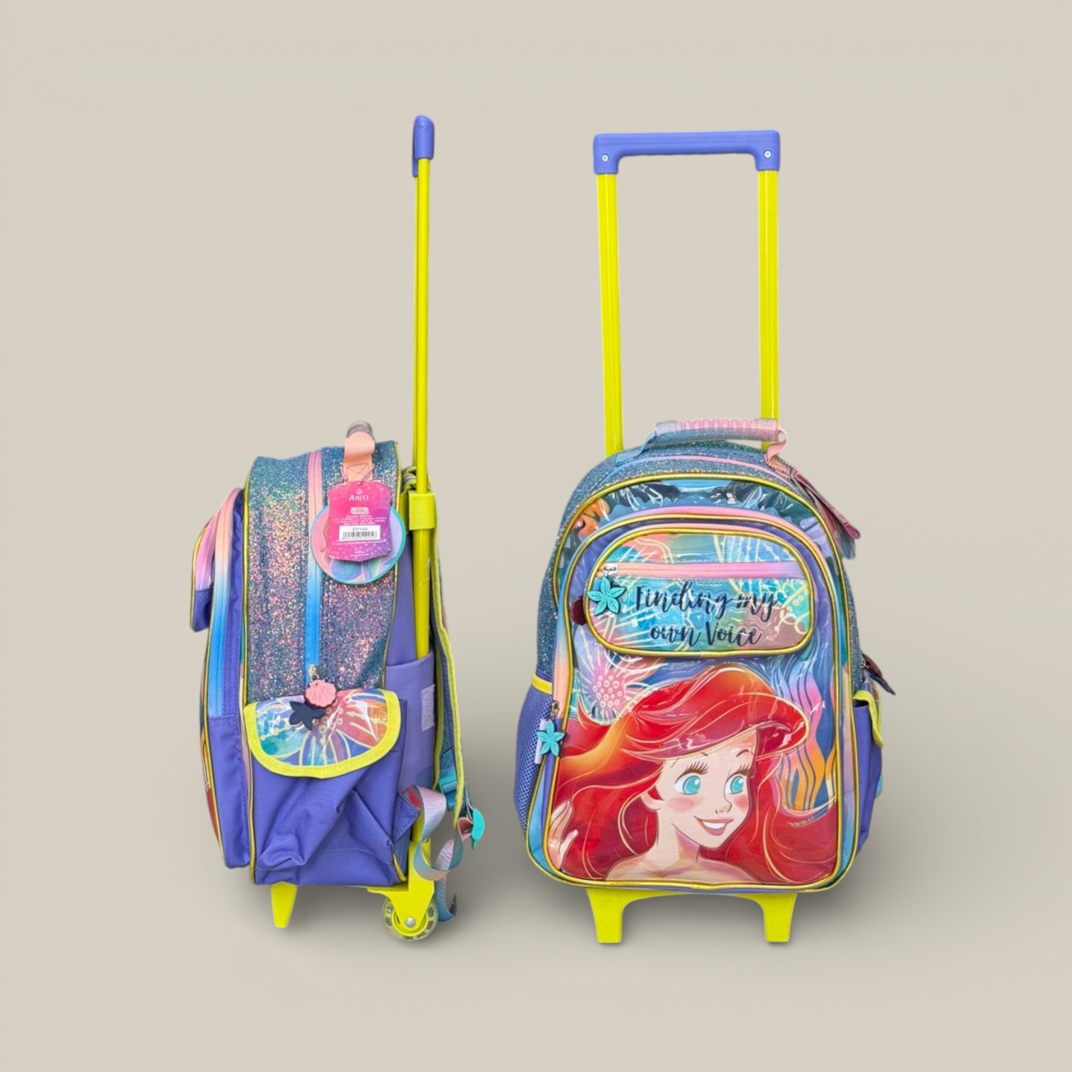 Mochila sirenita 16" c/carro