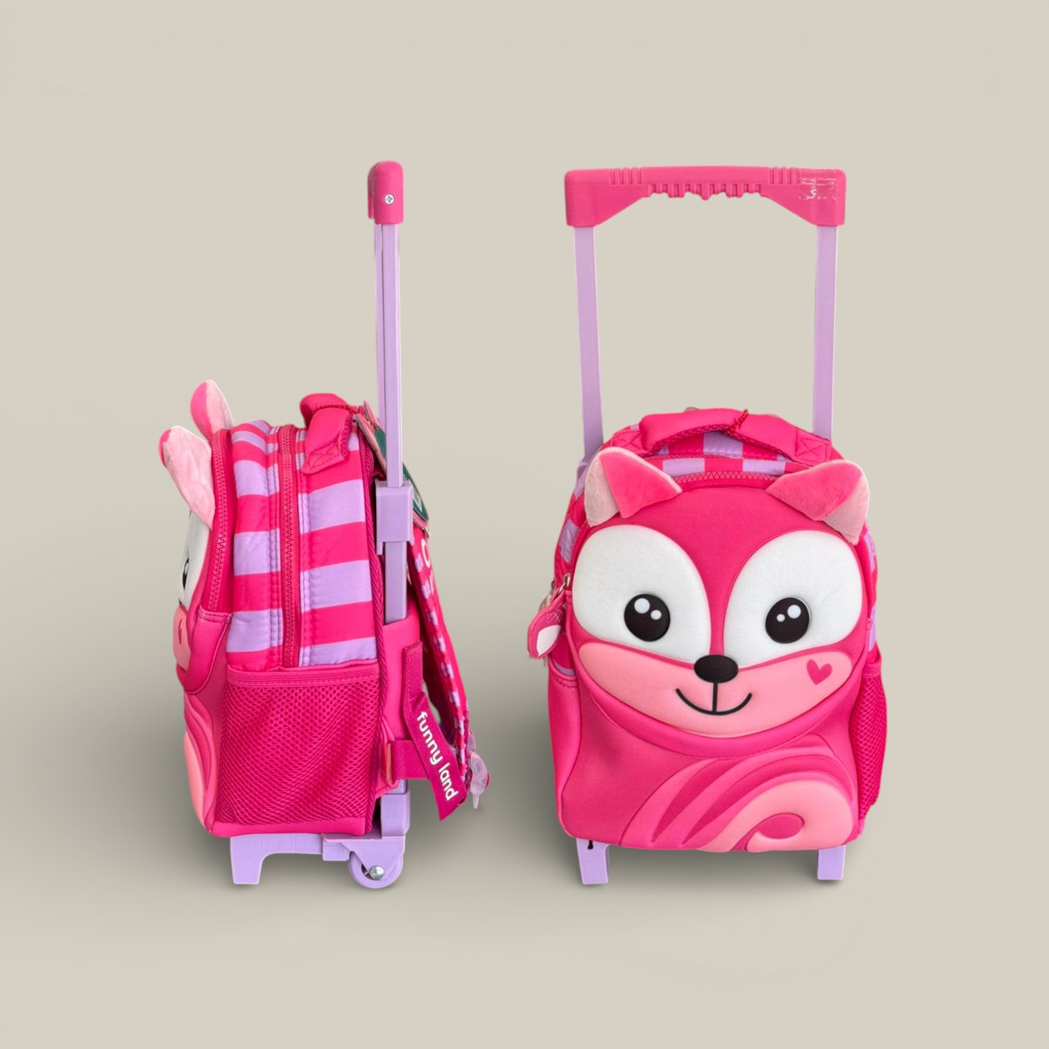 Mochila funny land 11" c/carro