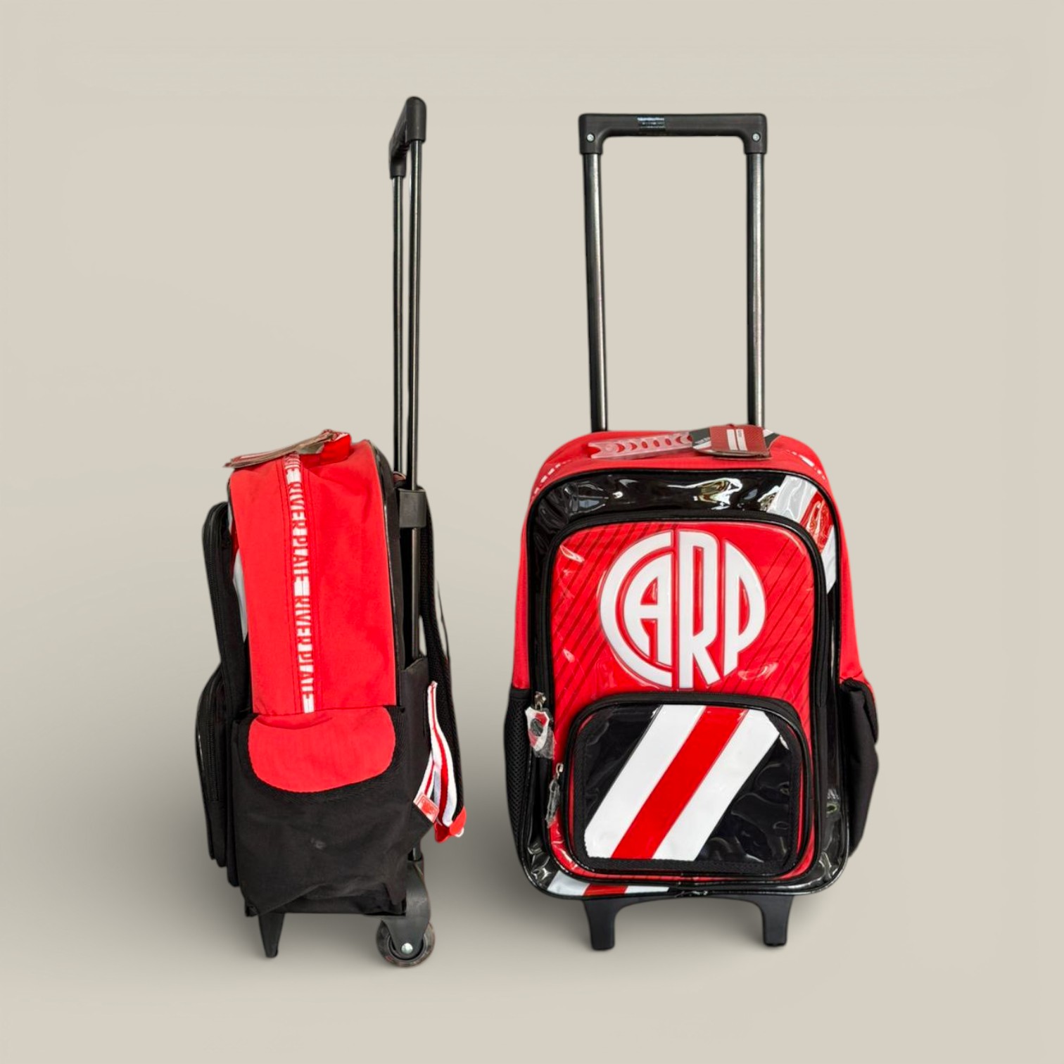 Mochila river plate 16" c/carro