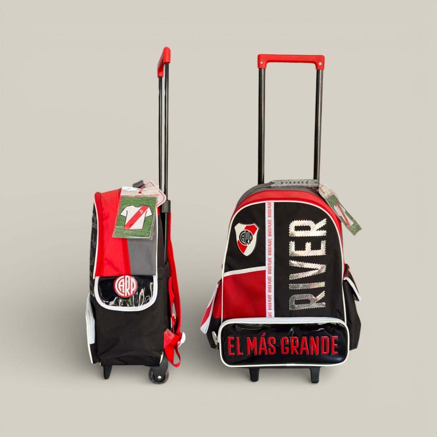 Mochila river plate 18" c/carro