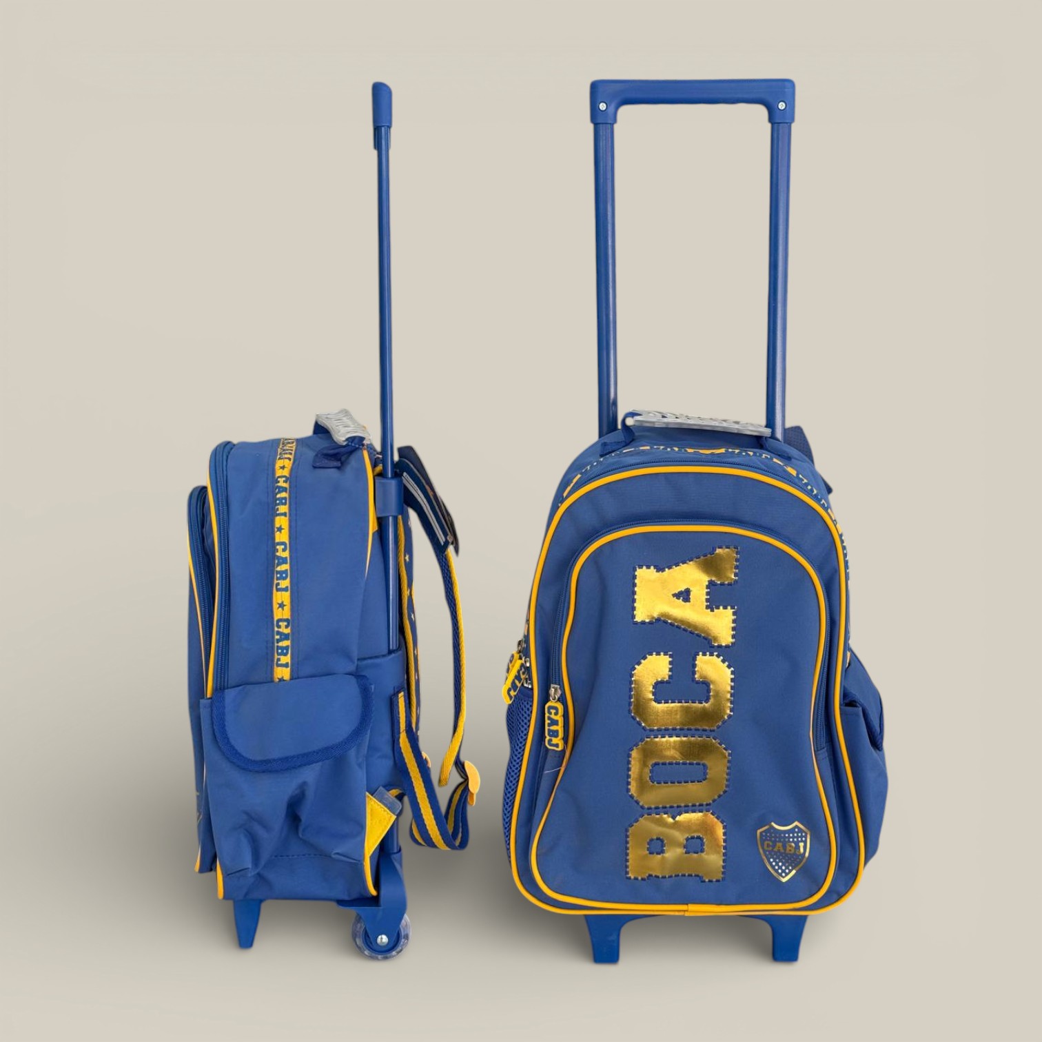 Mochila boca juniors 16" c/carro