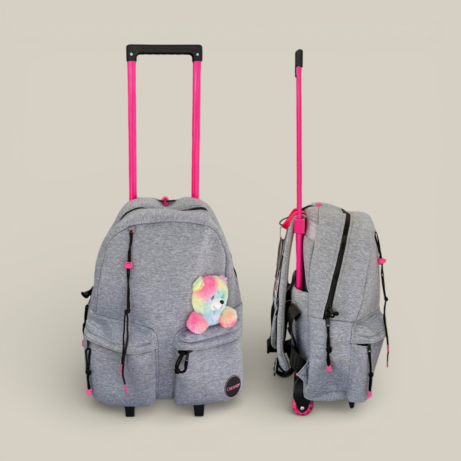 Mochila cresko 18" c/carro lucky