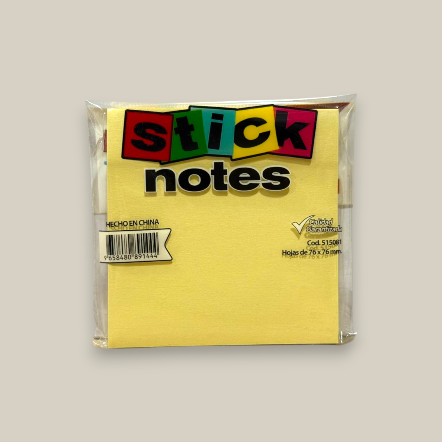 Papel adhesivo mediano 76*76