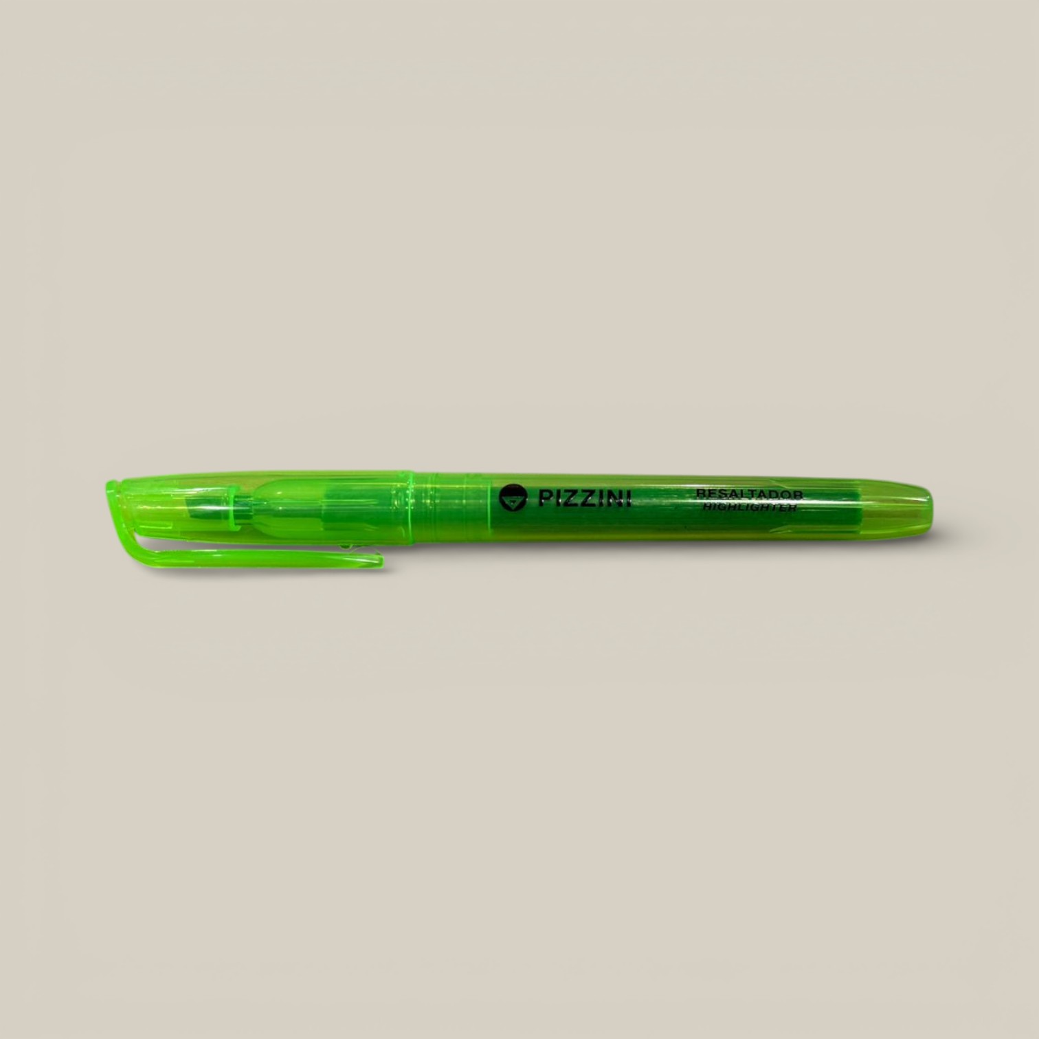 Resaltador cuerpo fino fluo verde