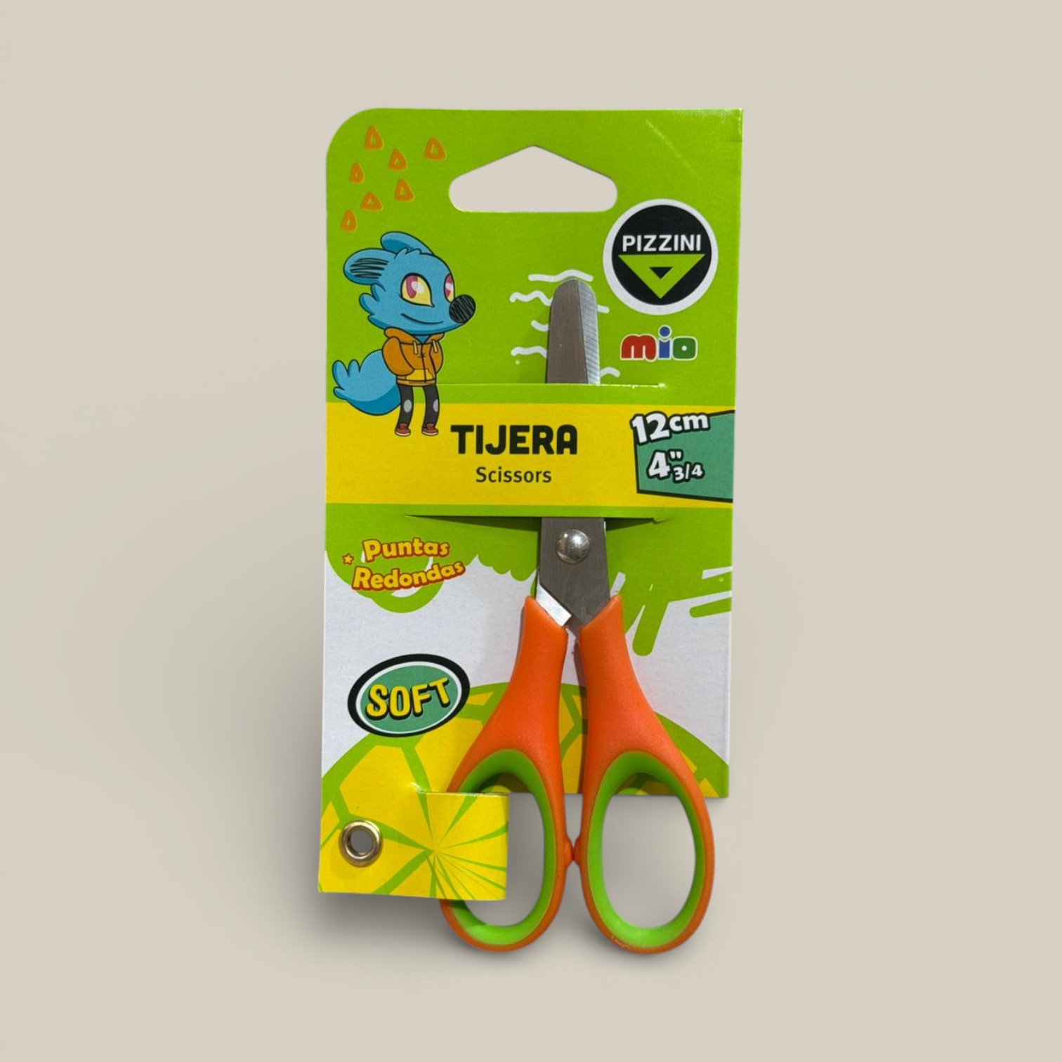 Tijera escolar 12cm soft