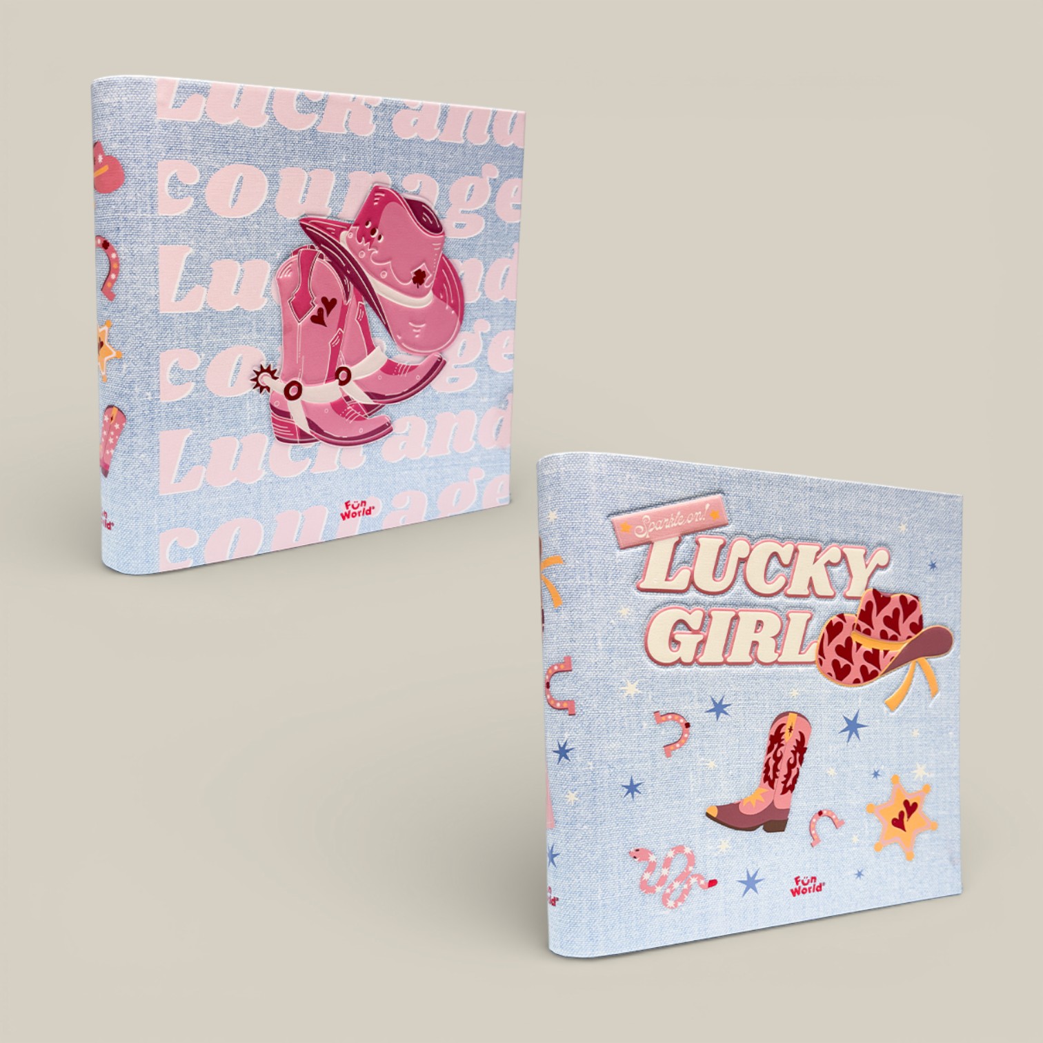 Carpeta 3*40 fun world denim