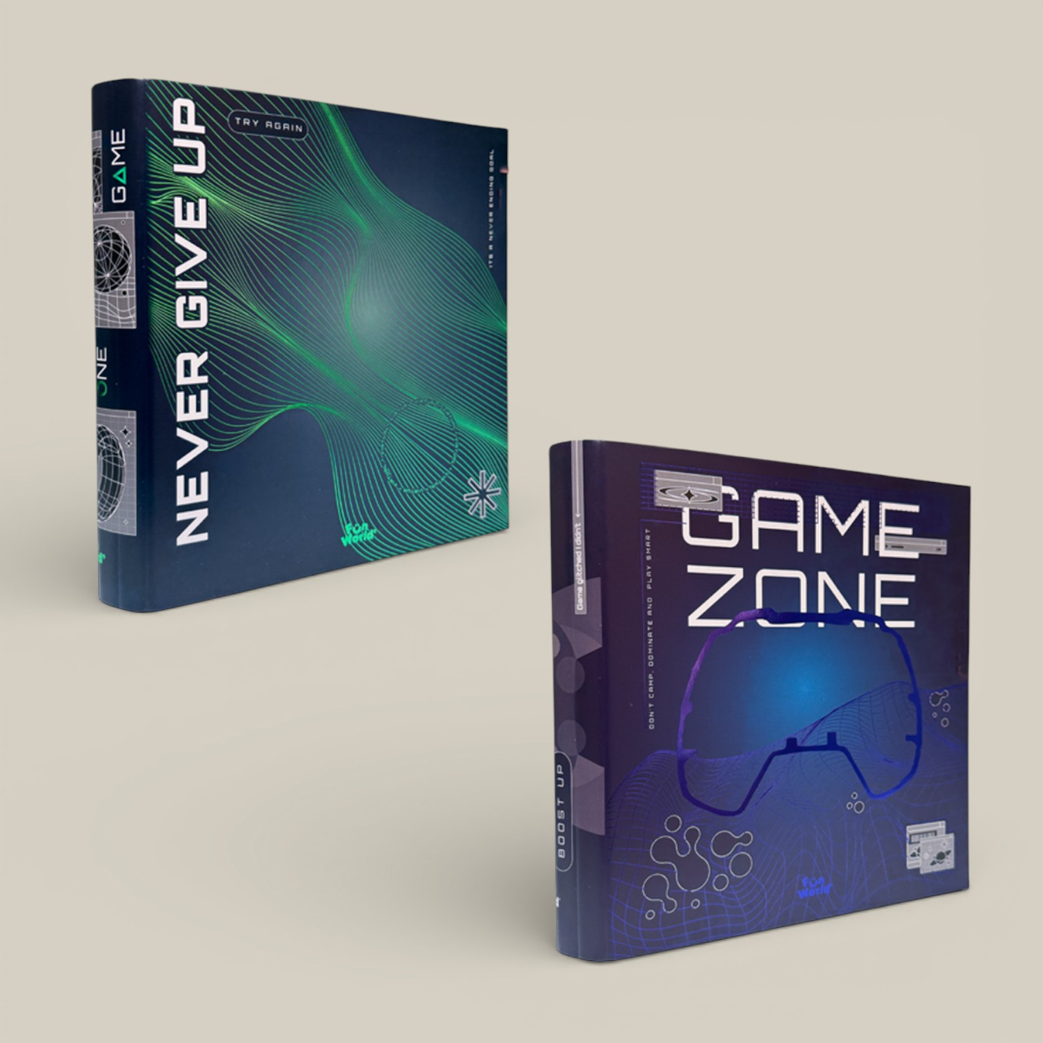 Carpeta 3*40 fun world game on