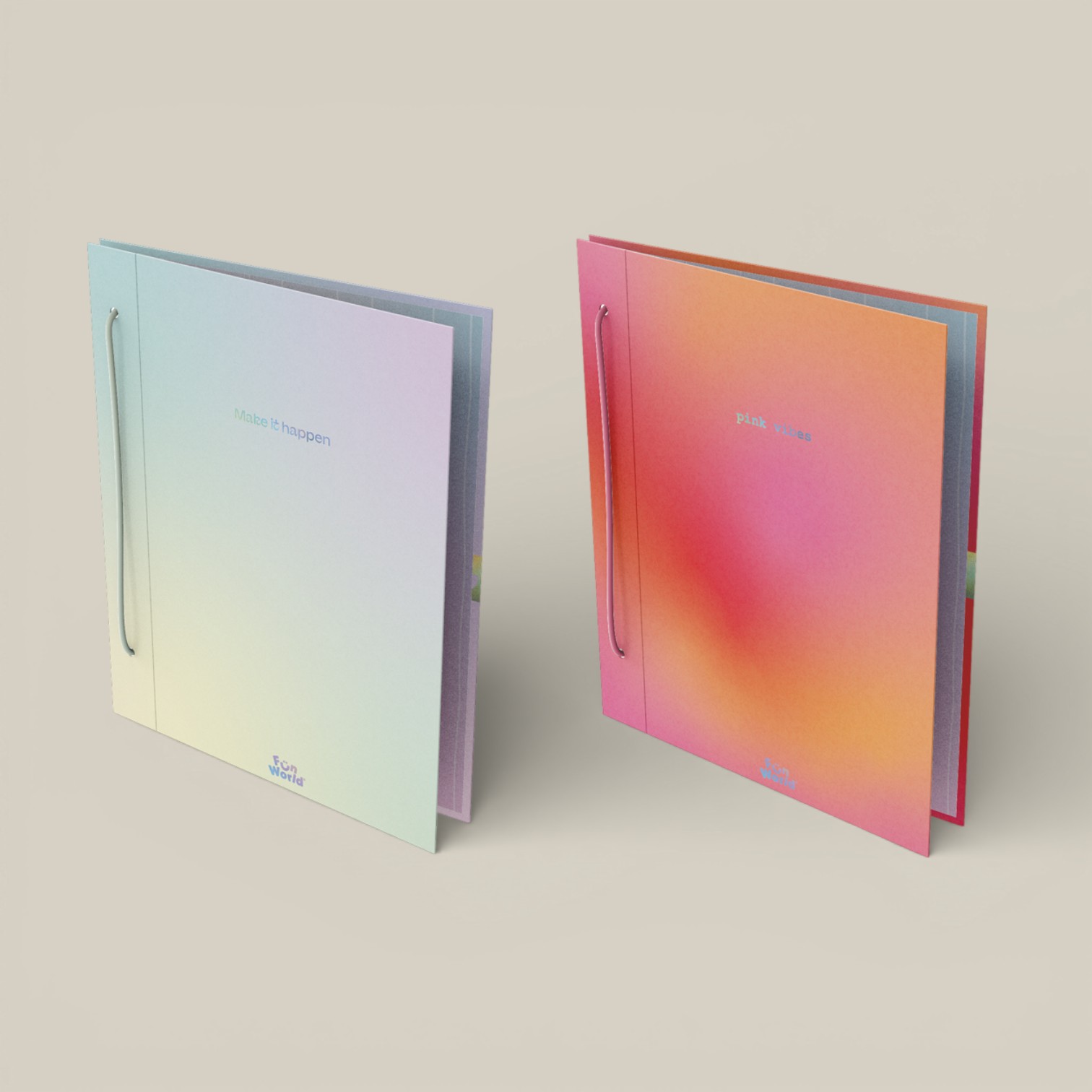 Carpeta n.3 fun world pastel