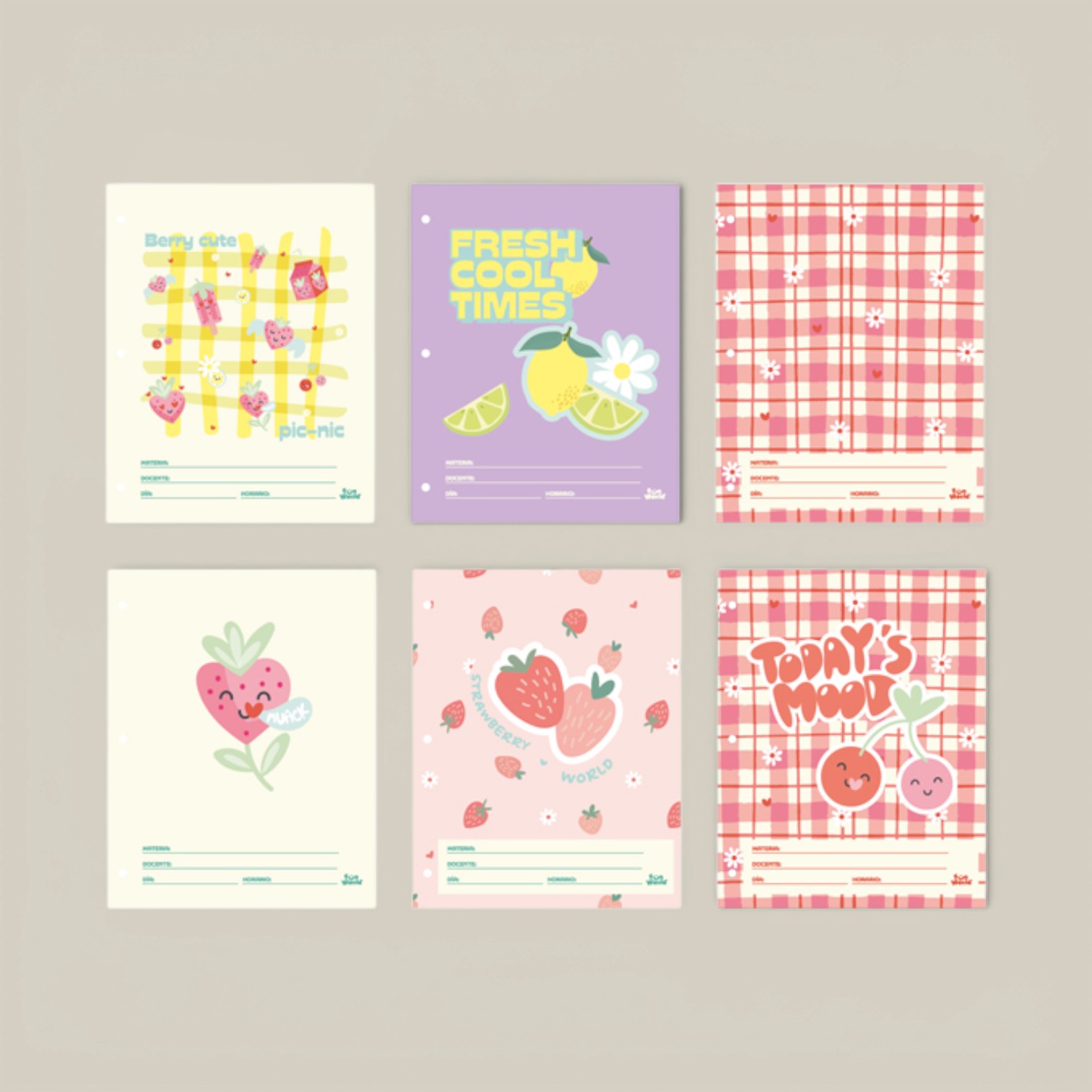 Separadores n.3 fun world escolar s/lengueta fresh