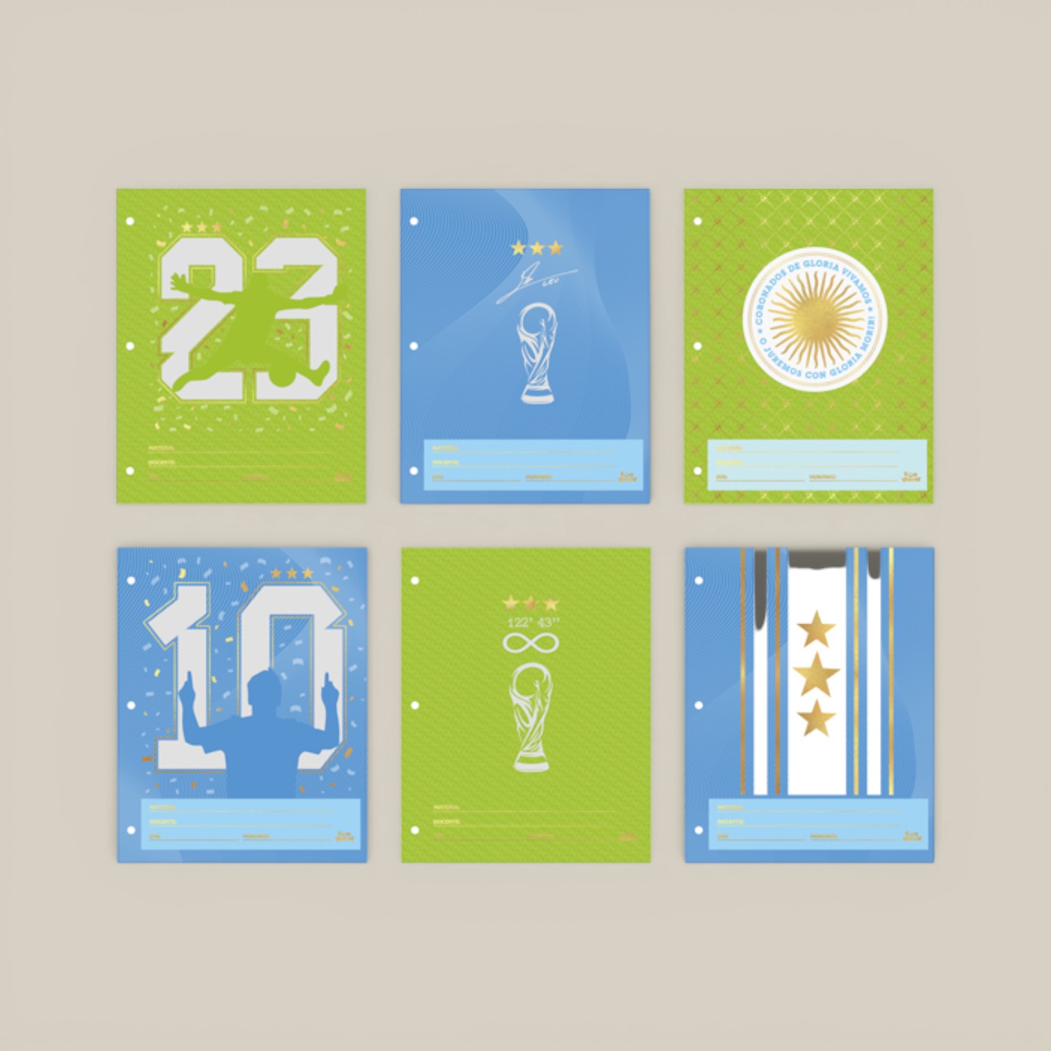 Separadores n.3 fun world escolar s/lengueta jugadores