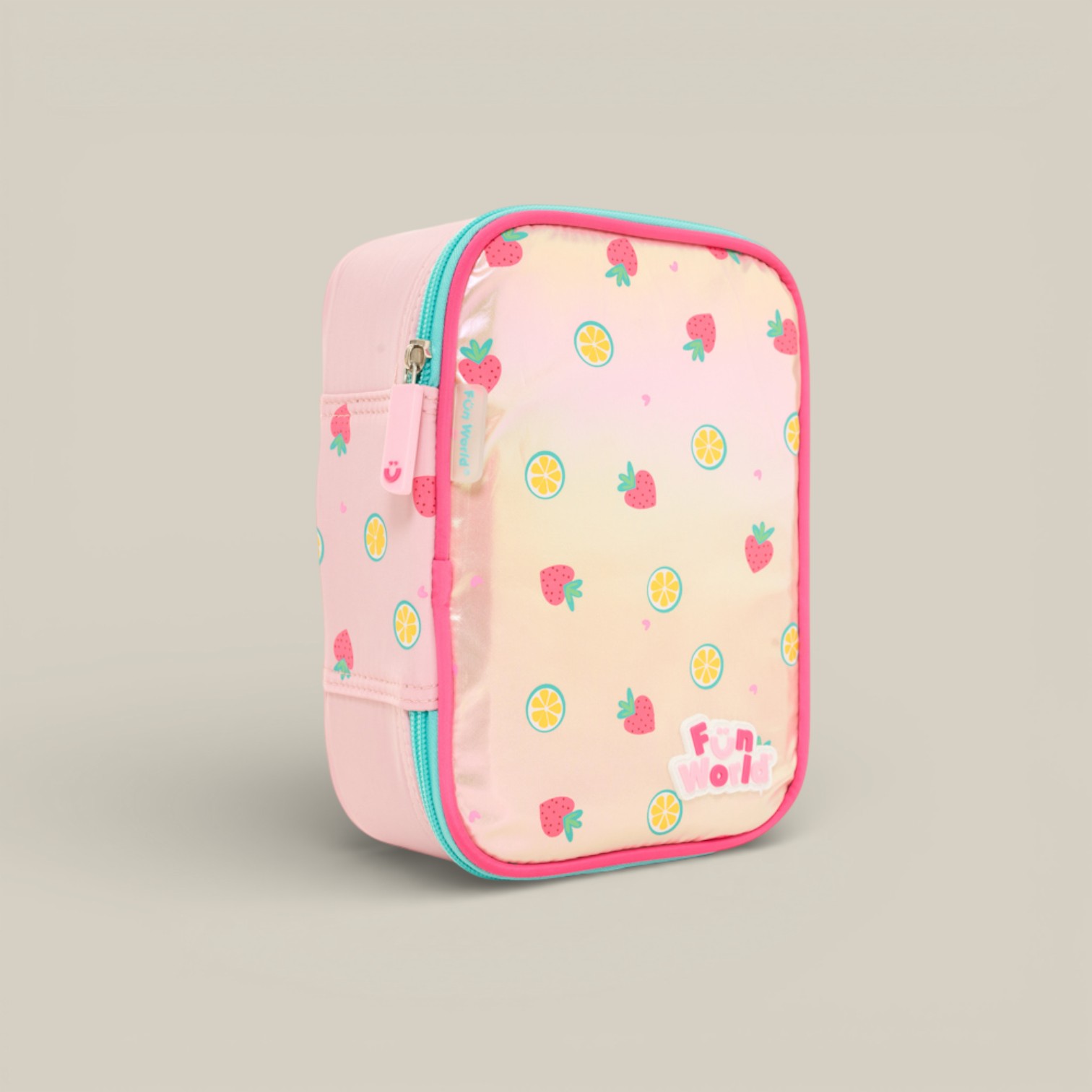 Cartuchera fun world rectangular fresh