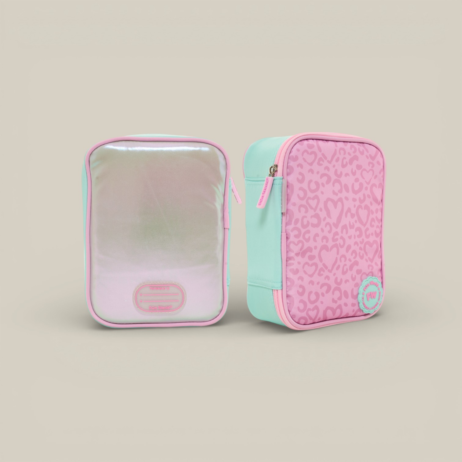 Cartuchera fun world rectangular chic