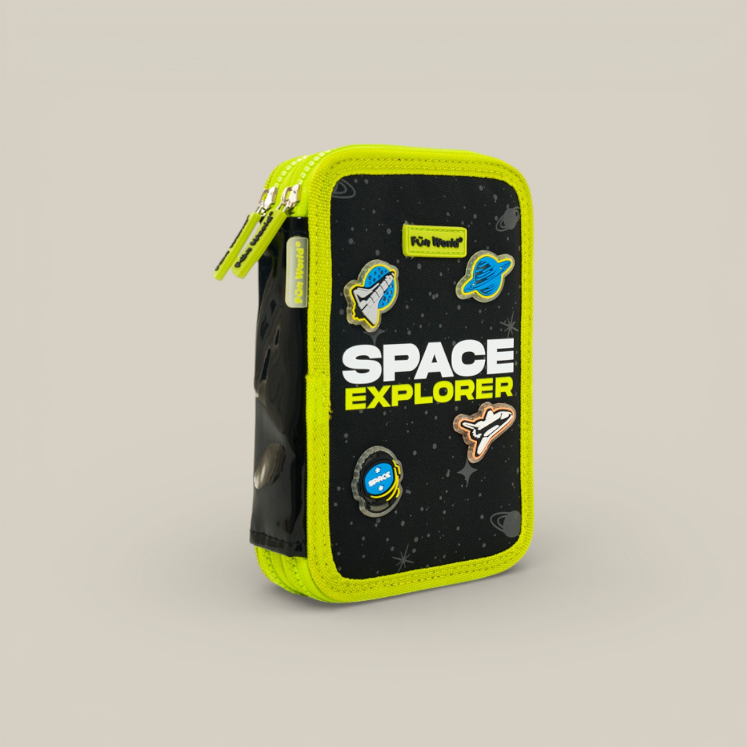 Cartuchera fun world 2 pisos space