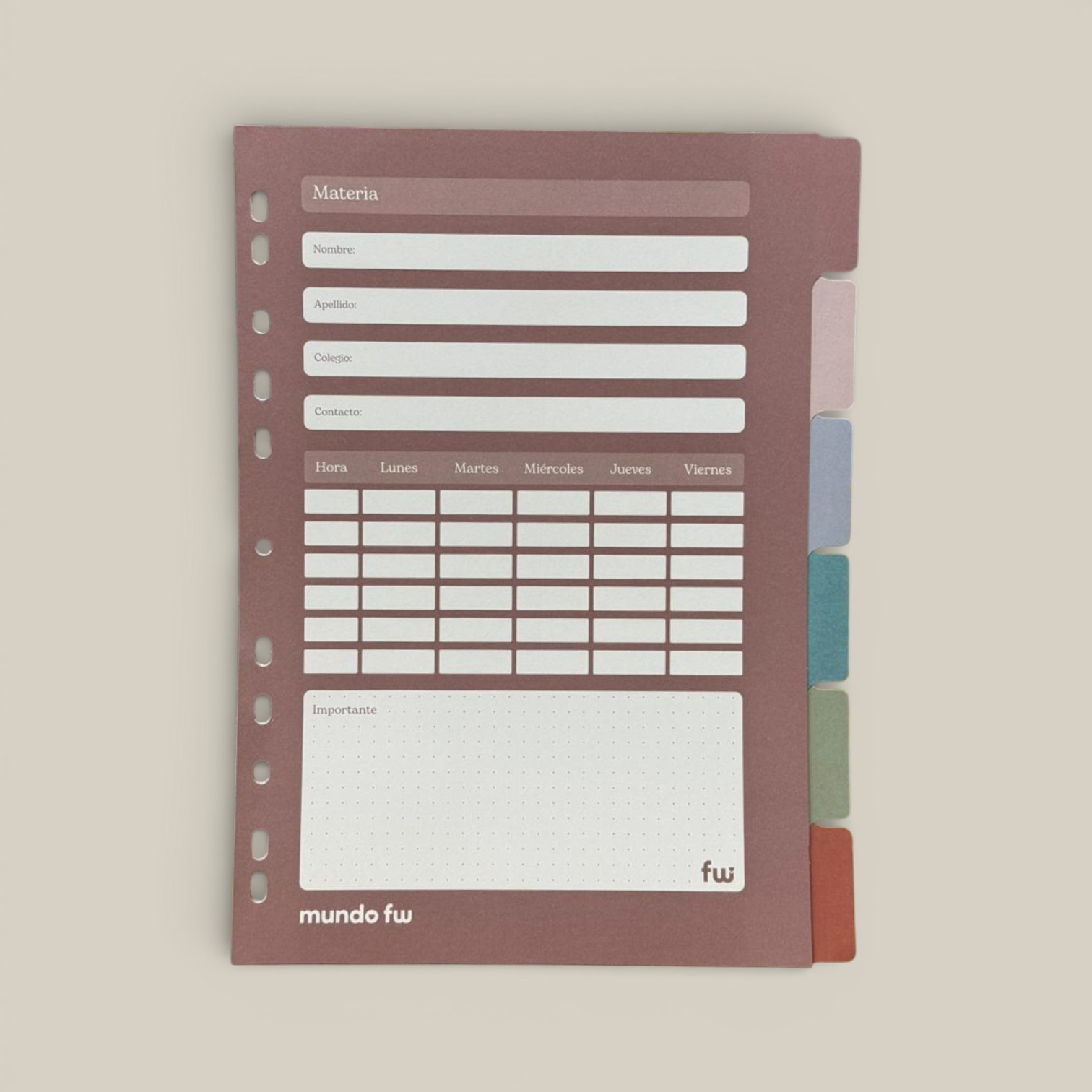 Separadores fw a4 trad.c/leng.terra