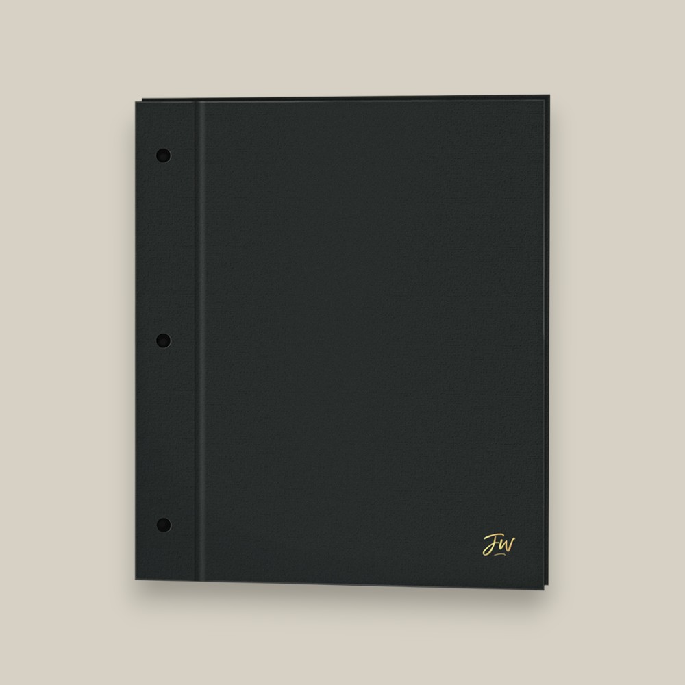 Carpeta n.3 fw forrada pp negro