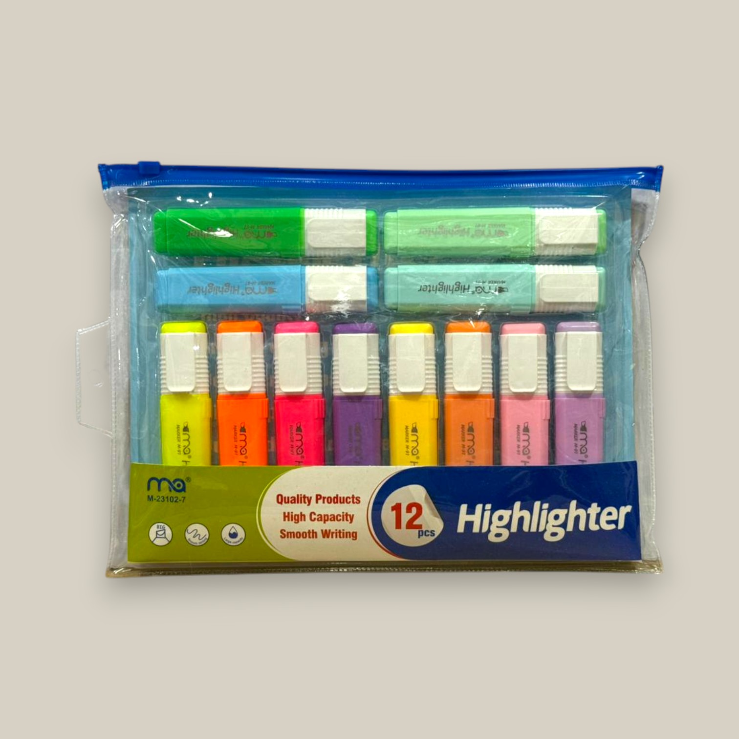 Set libreria x 12 resaltadores