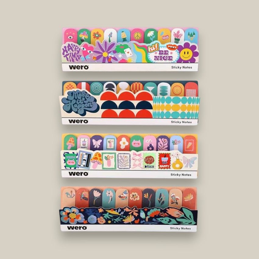 Notas adhesivas mis aficiones happy time-bouquet-space