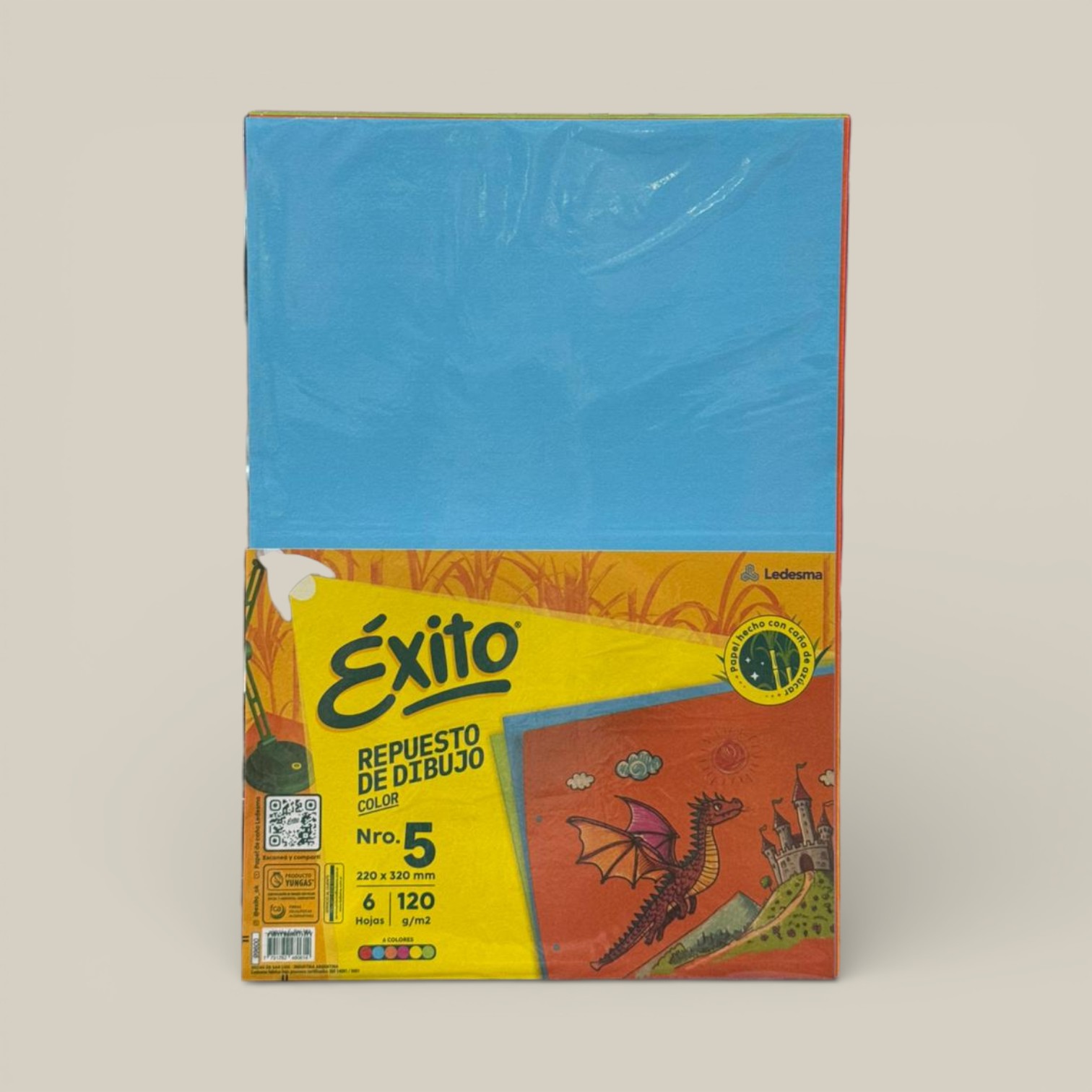 Repuesto n.5 oficio color x 6 h