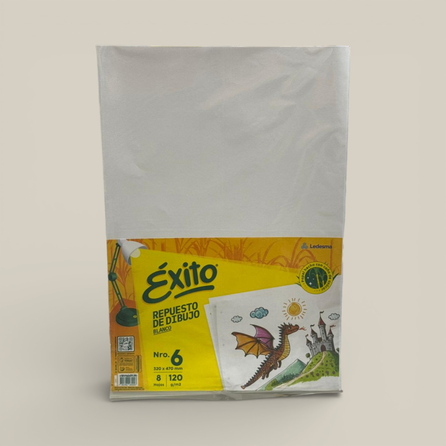 Repuesto n.6 doble oficio blanco x 8 h