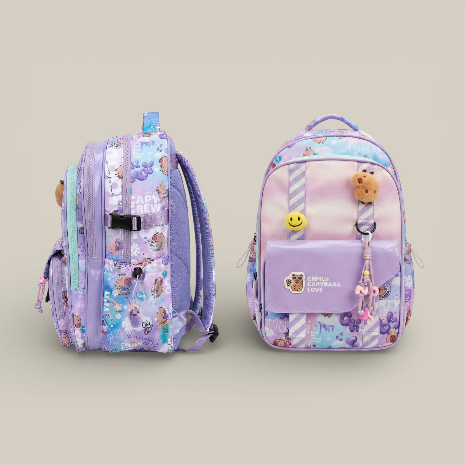 Mochila my friends espalda 17" capymola