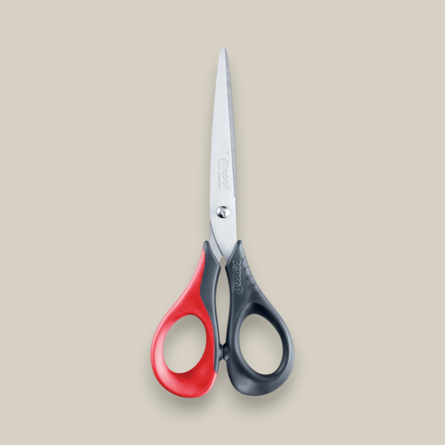 Tijeras sensoft 16cm simetricas - blister x 1