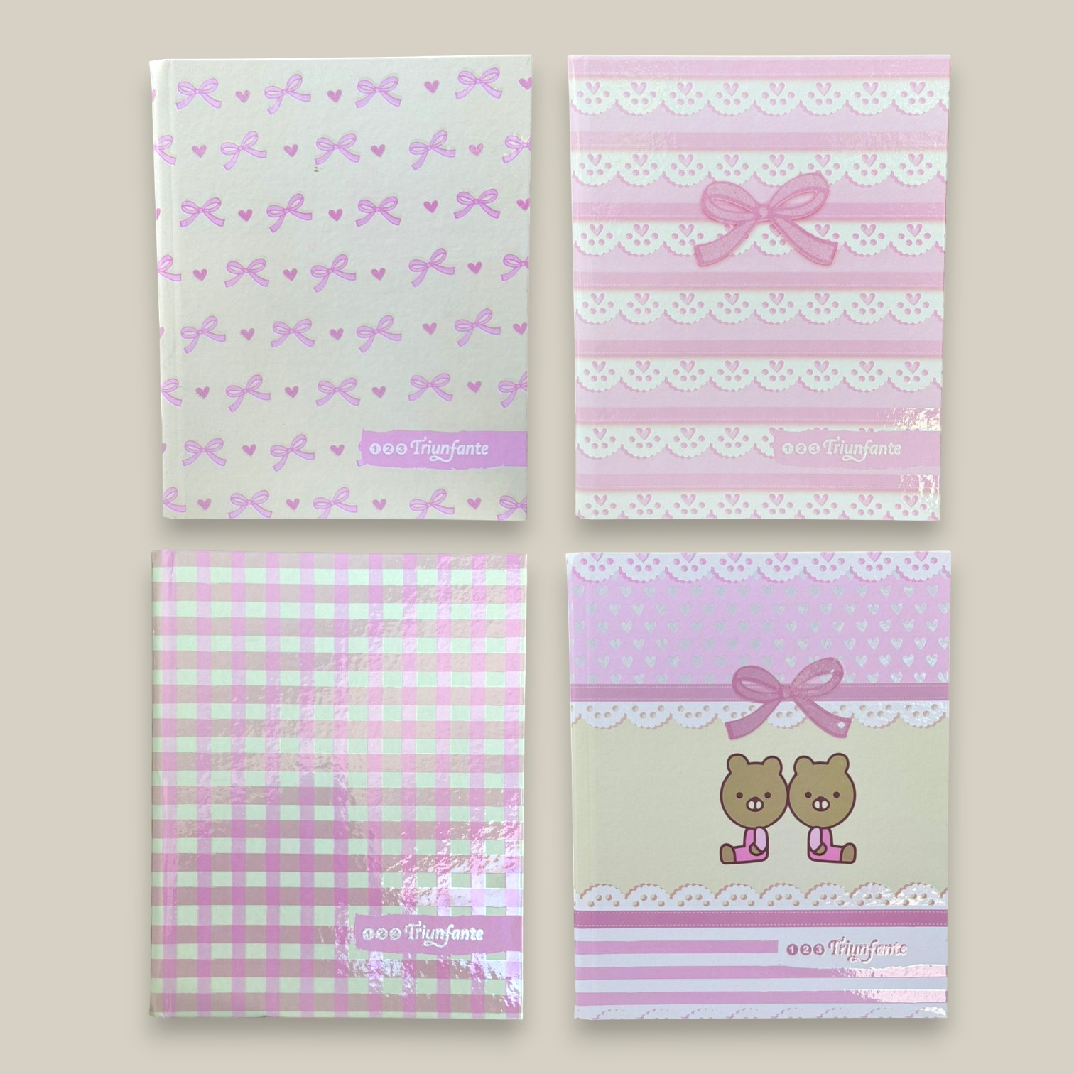 Cuaderno t/dura triunfante 123 48 hjs rayadas coquette n.3