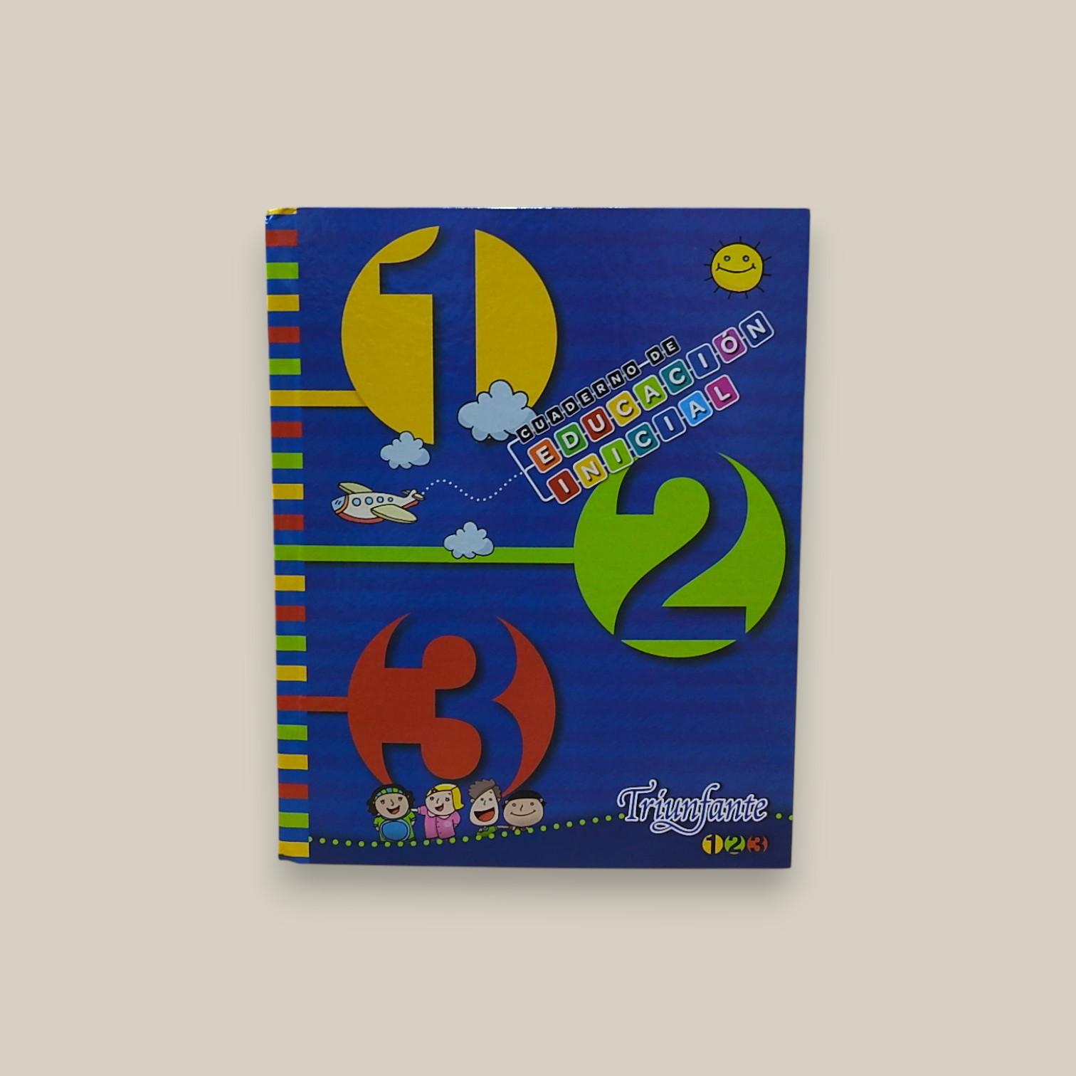 Cuaderno t/dura triunfante 42 hjs rayadas educ.inicial