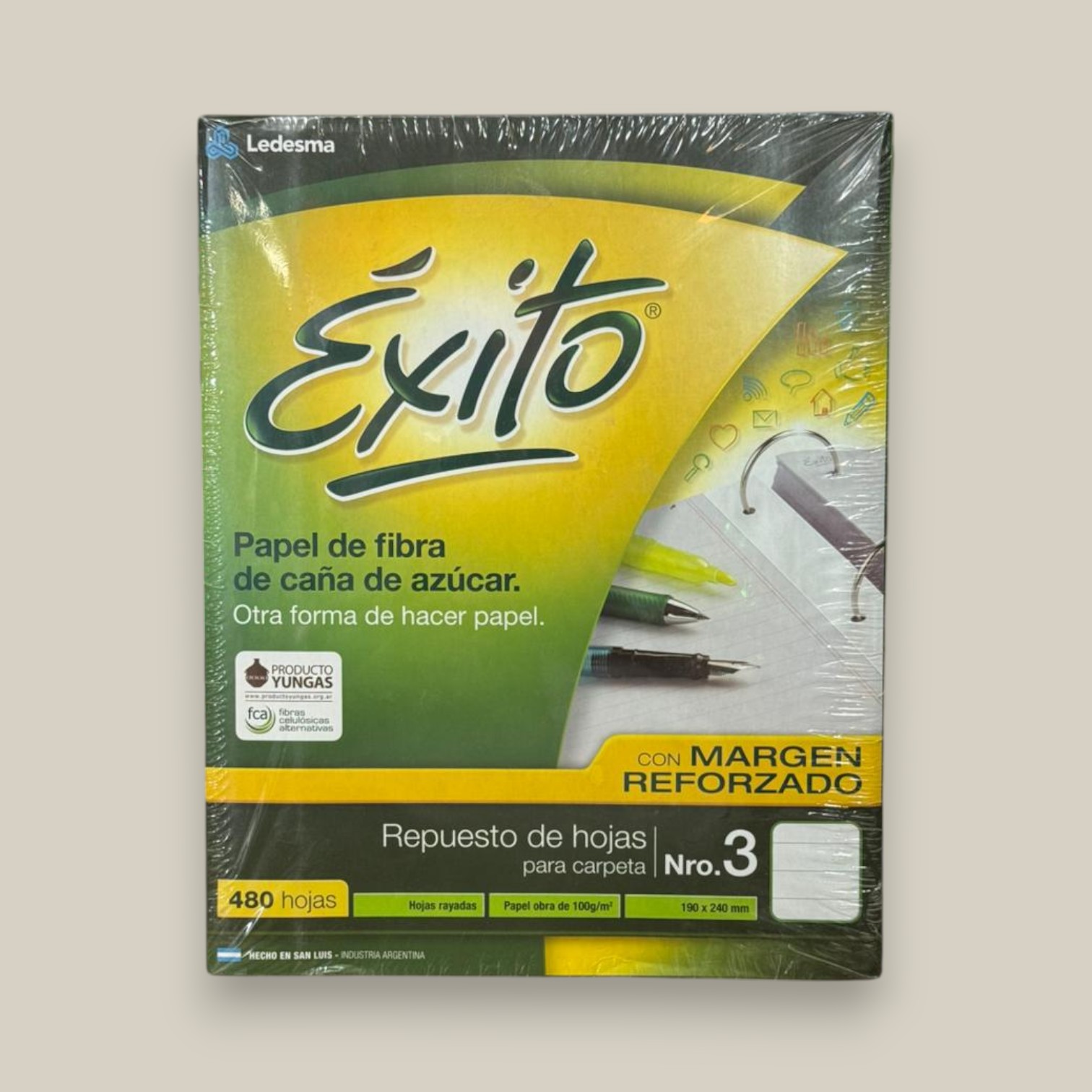 Repuesto exito c/margen ray x 480 h