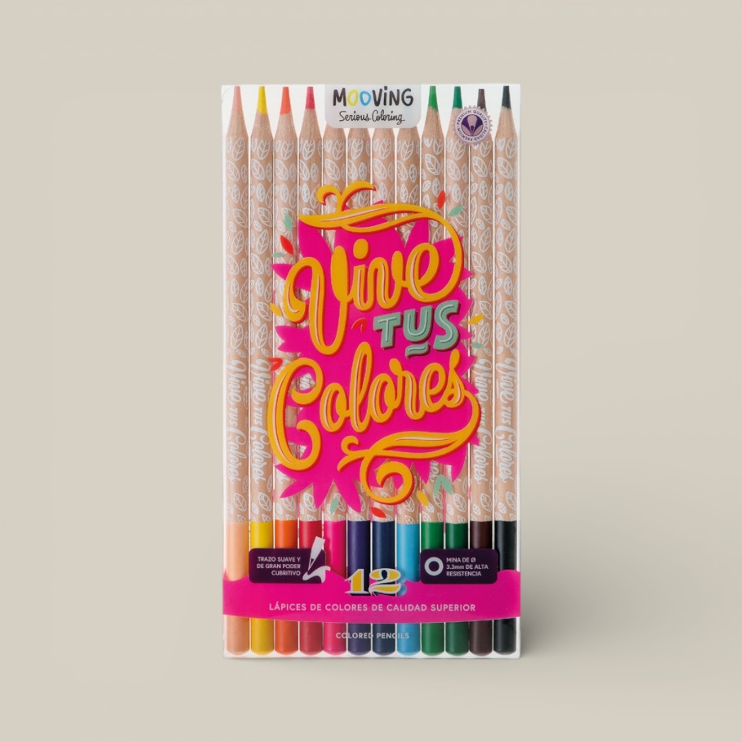 Lapiz color Mooving x 12u largos