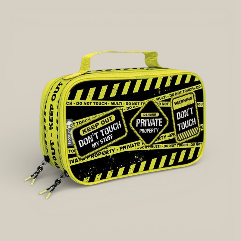 Canopla rectangular doble cierre keep out