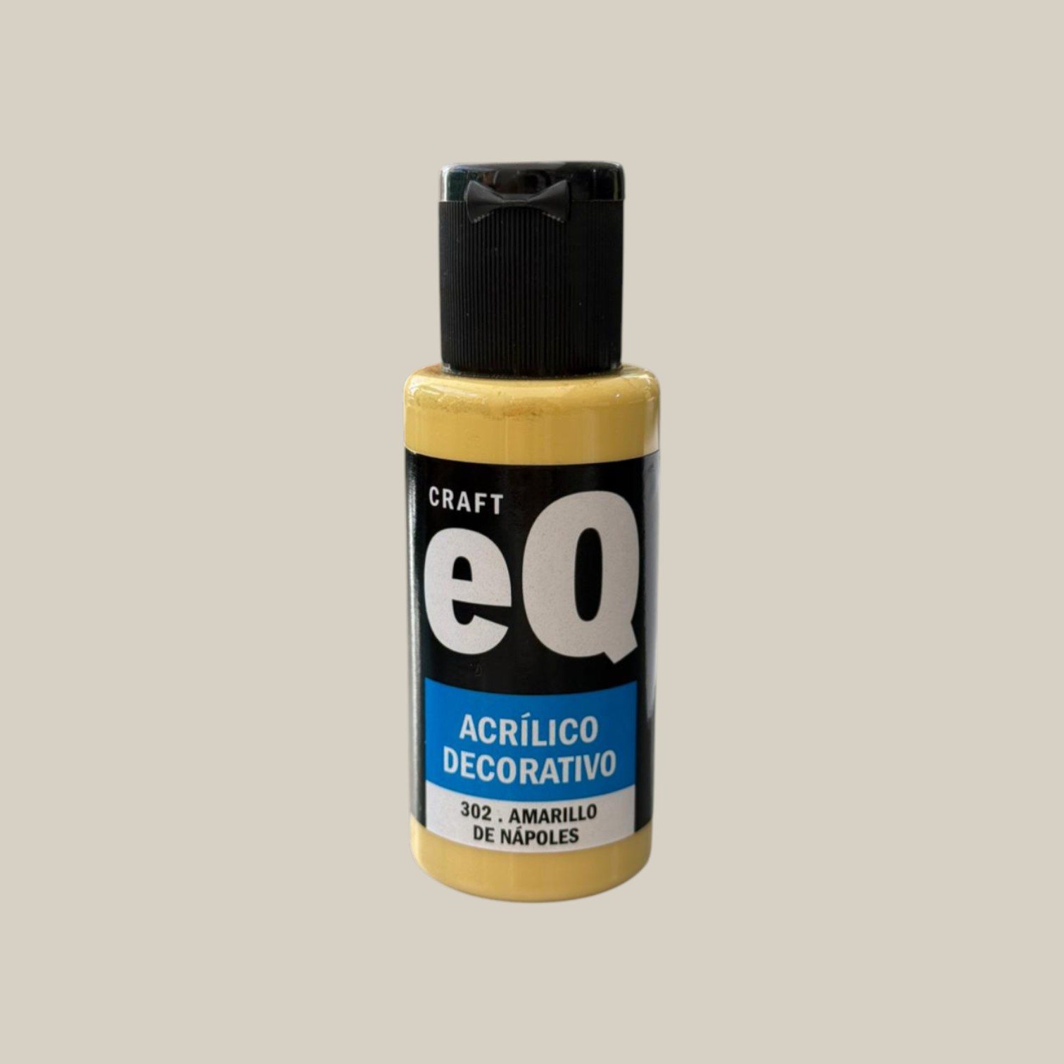 Pintura acrilico decorativo 50cc amarillo de napoles