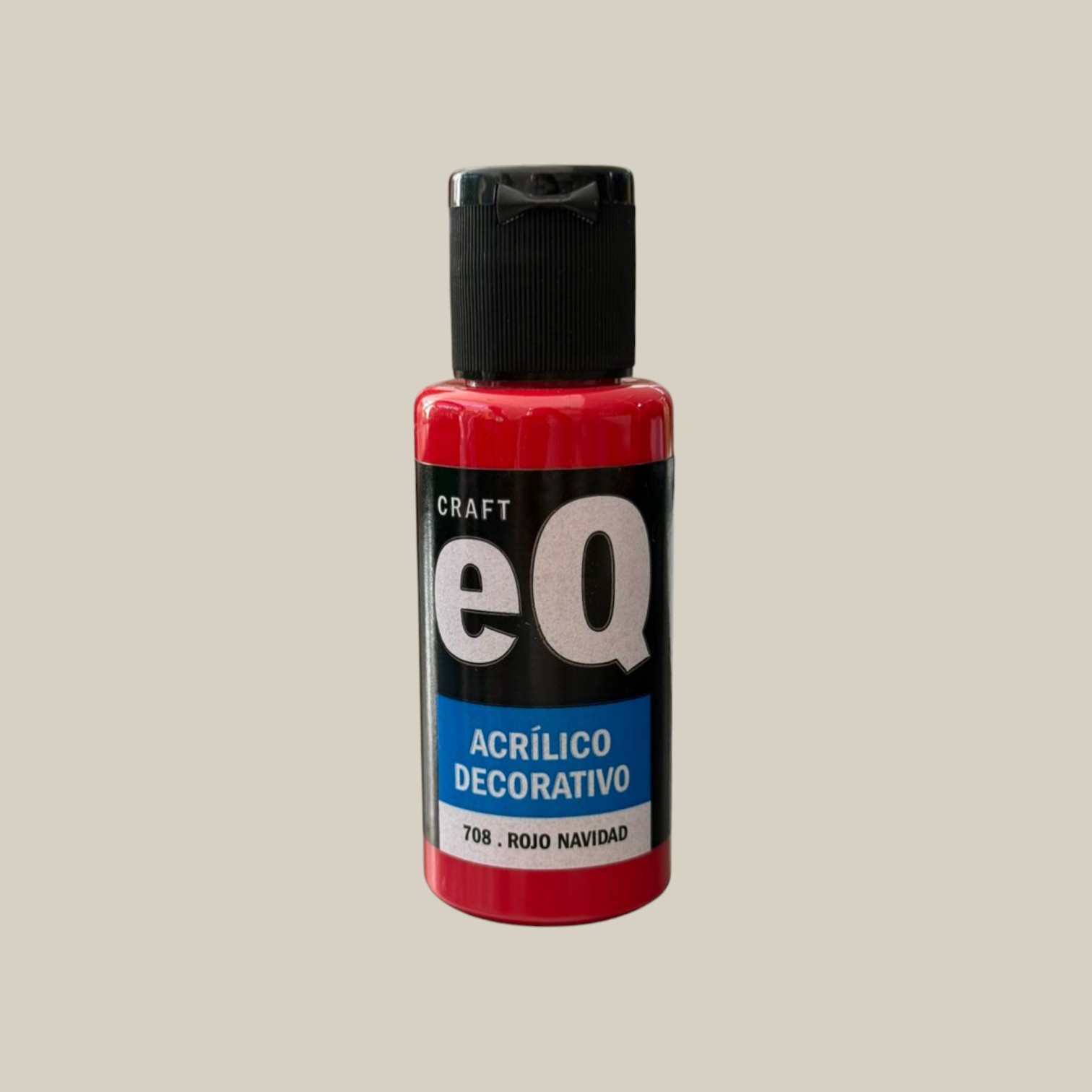 Pintura acrilico decorativo 50cc rojo navidad