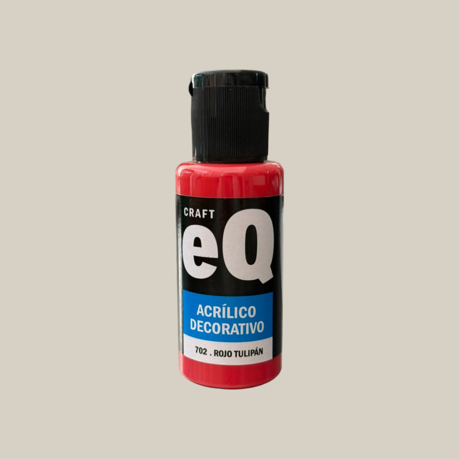 Pintura acrilico decorativo 50cc rojo tulipan
