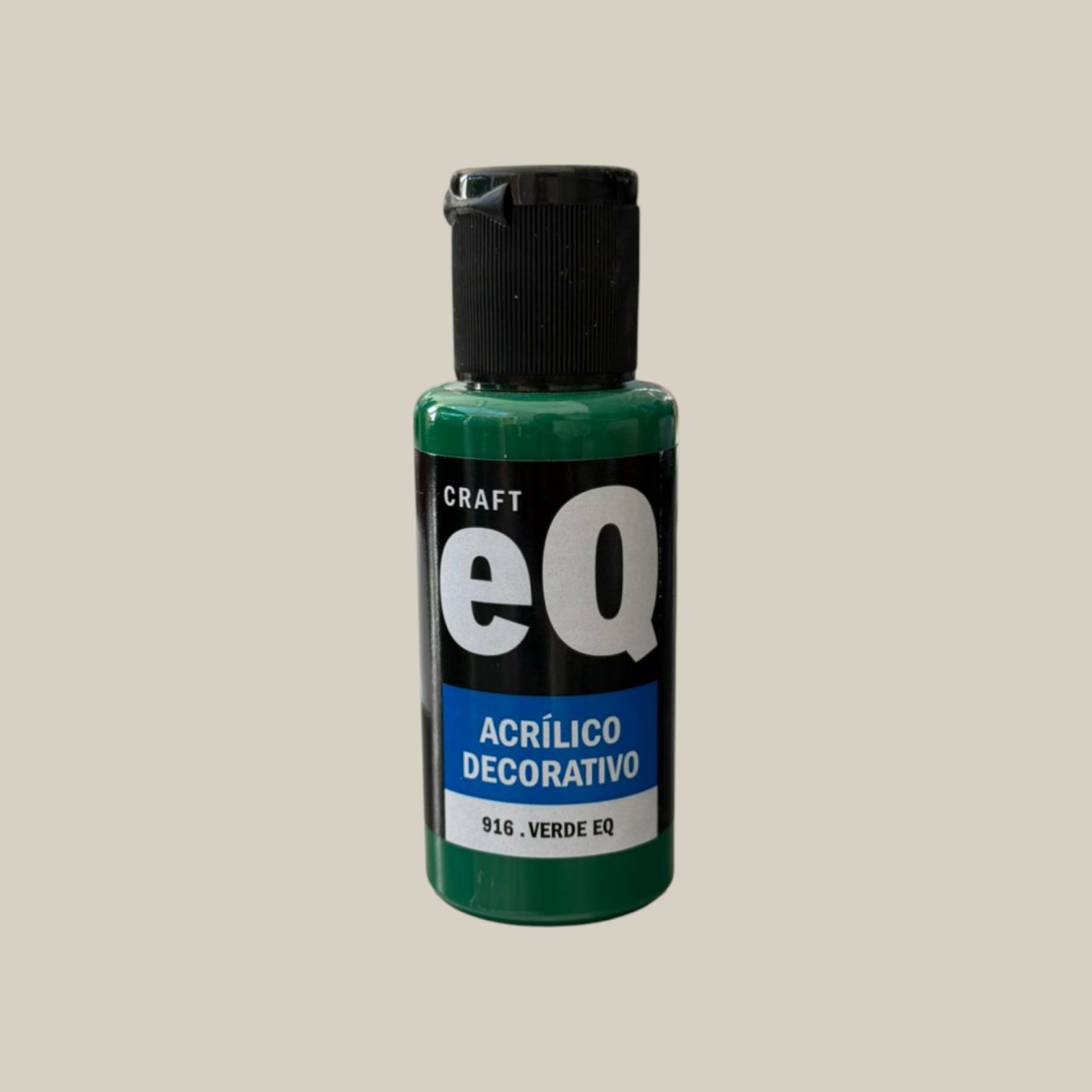 Pintura acrilico decorativo 50cc verde eq arte