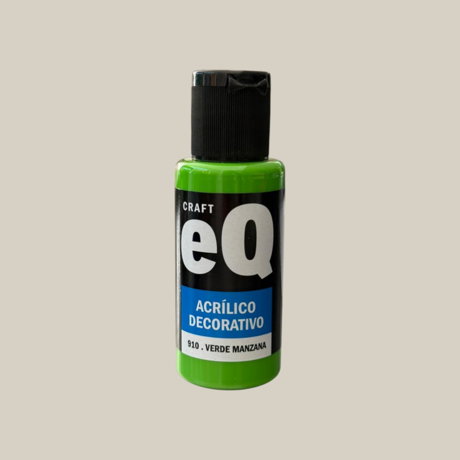 Pintura acrilico decorativo 50cc verde manzana