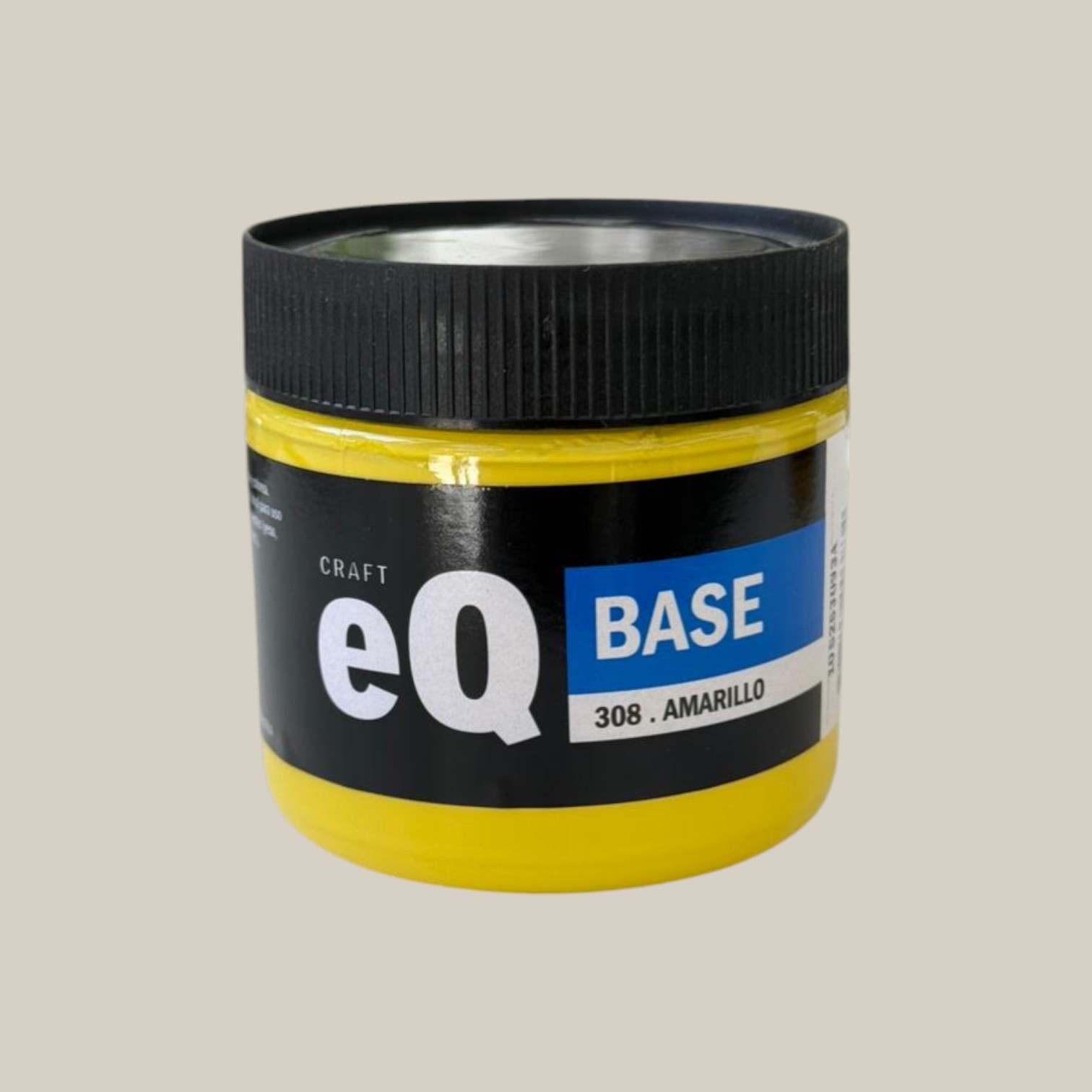 Pintura base acrilica 200cc amarillo
