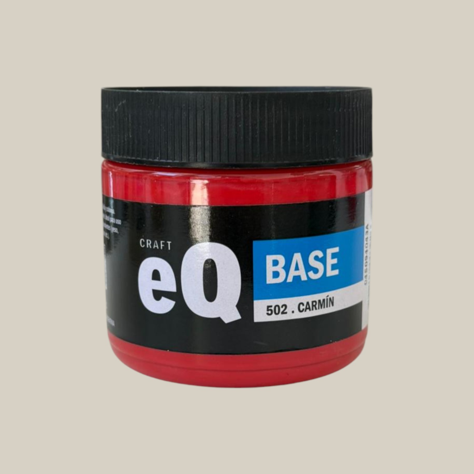 Pintura base acrilica 200cc carmin