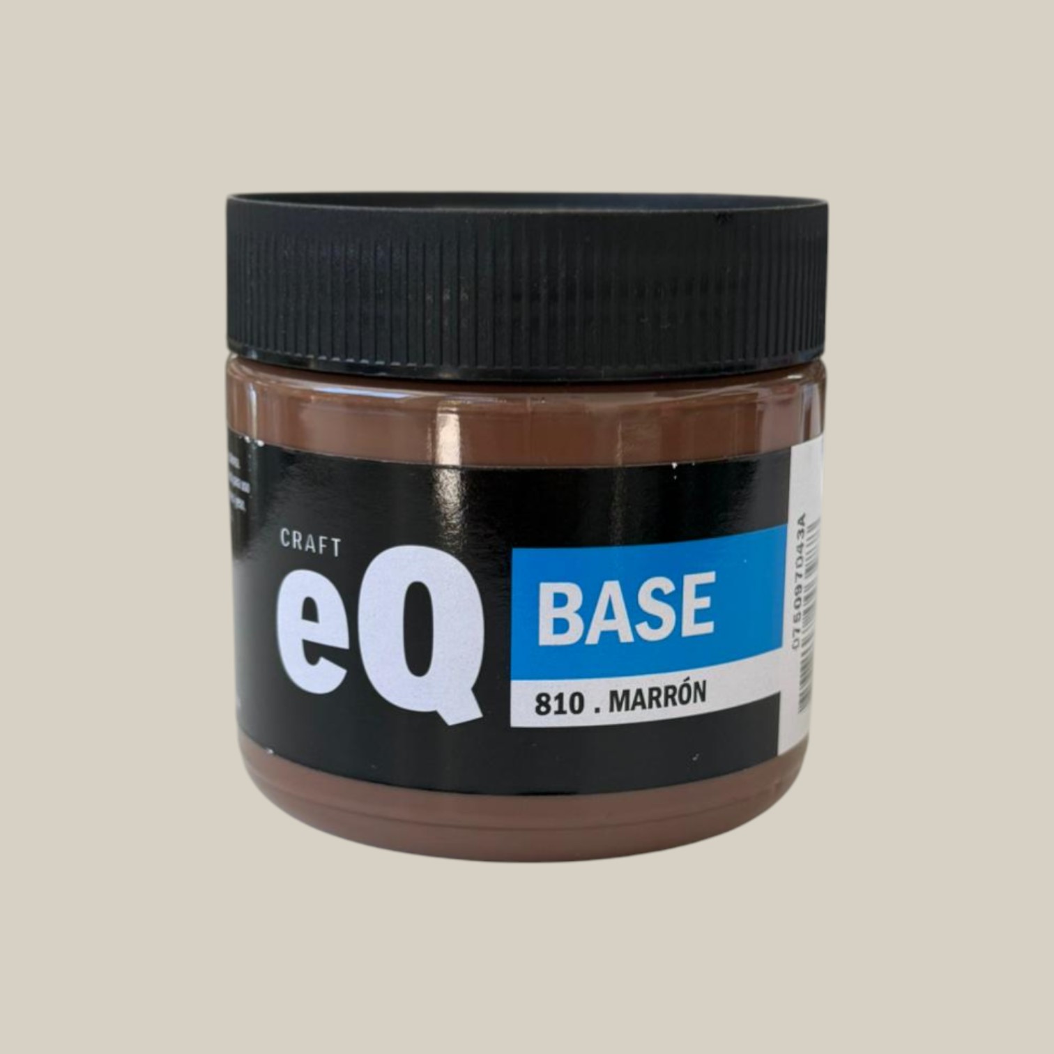 Pintura base acrilica 200cc marron