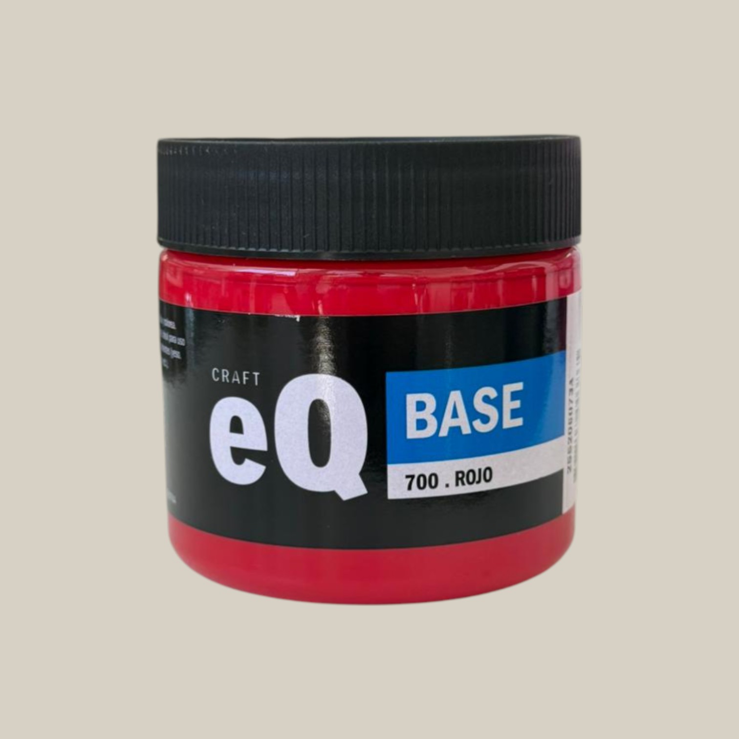 Pintura base acrilica 200cc rojo