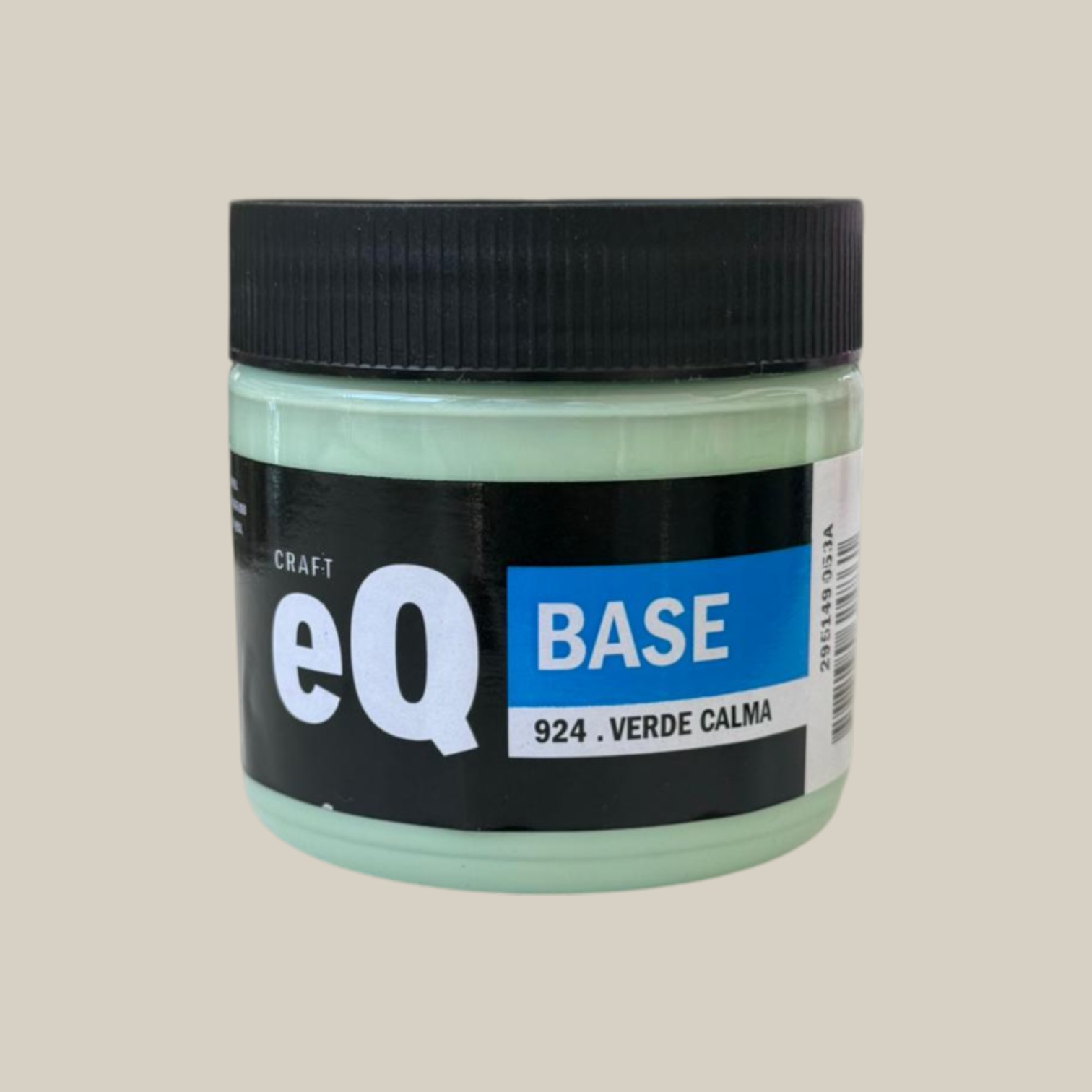 Pintura base acrilica 200cc verde calma