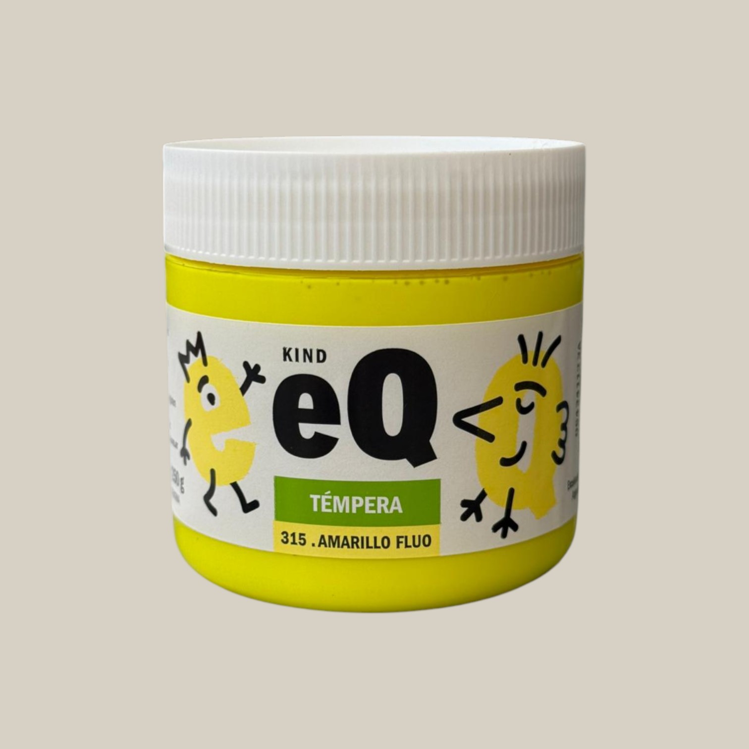 Tempera eq 200cc amamillo fluo 315