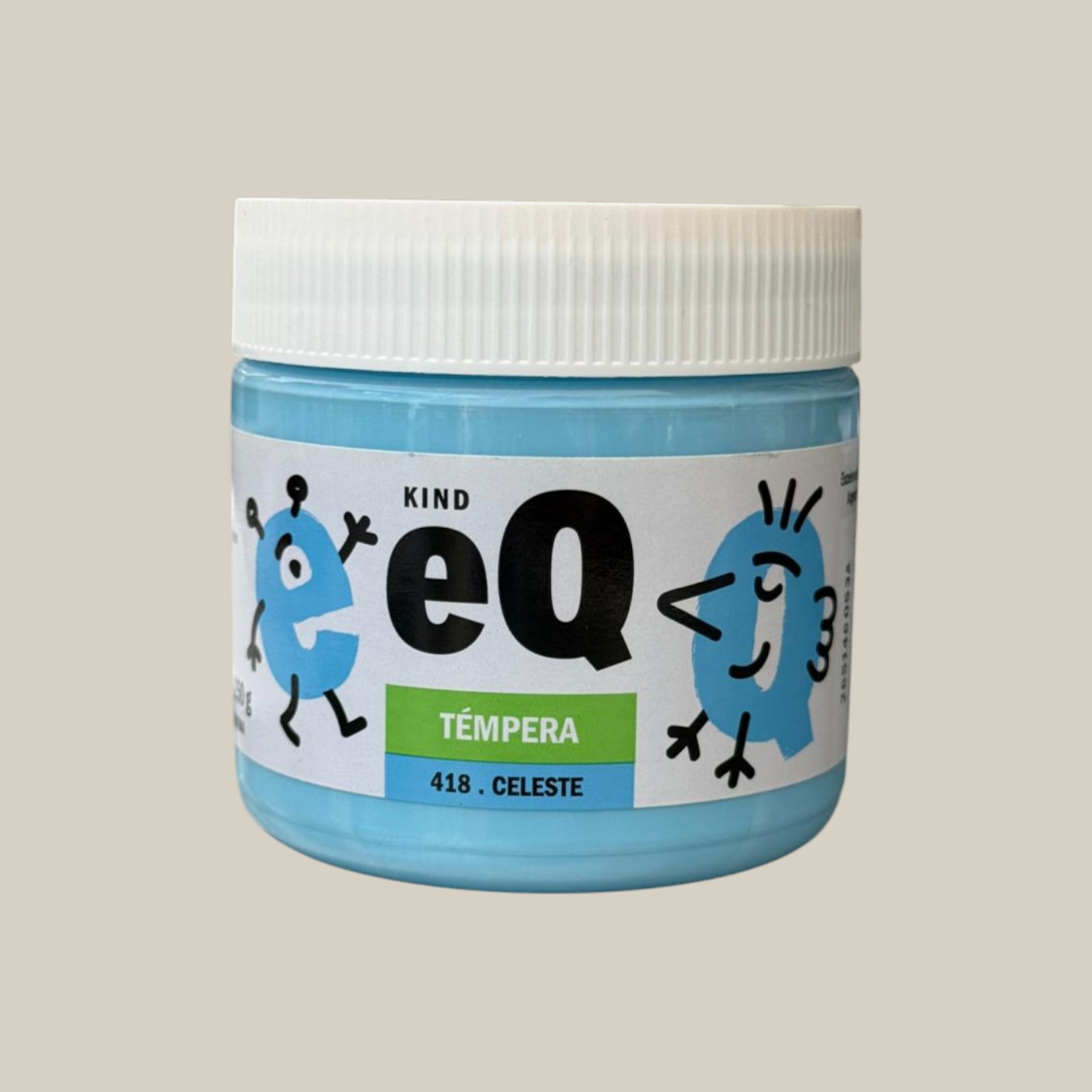 Tempera eq 200cc celeste 418