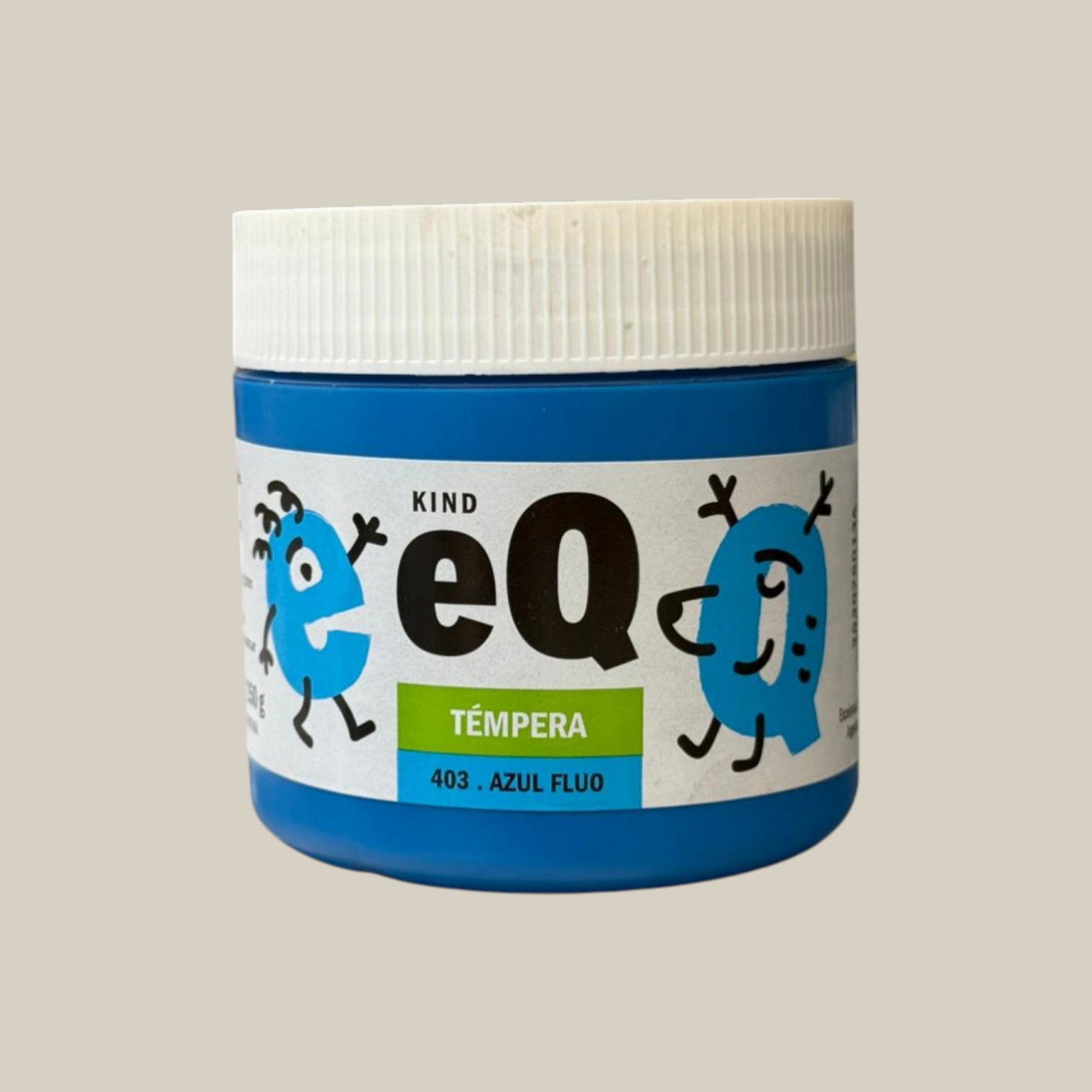 Tempera eq 200cc azul fluo 403